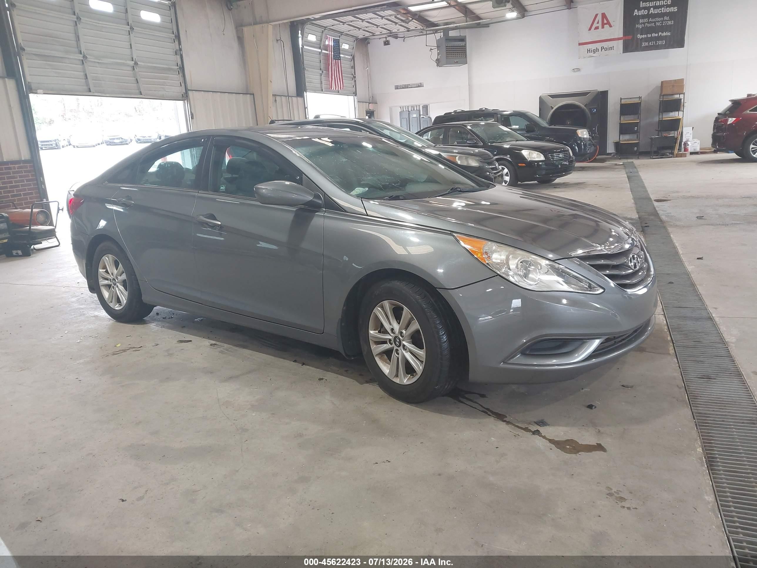 2013 Hyundai Sonata Gls Gray vin: 5NPEB4AC7DH789496