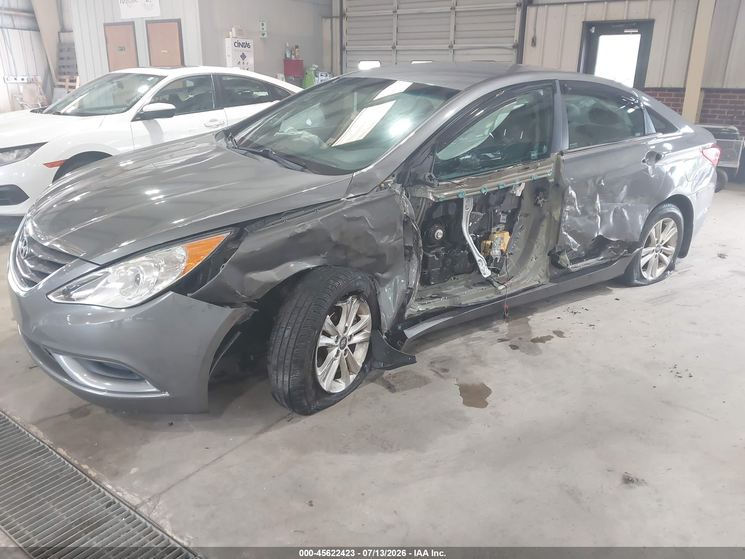 2013 Hyundai Sonata Gls Gray vin: 5NPEB4AC7DH789496