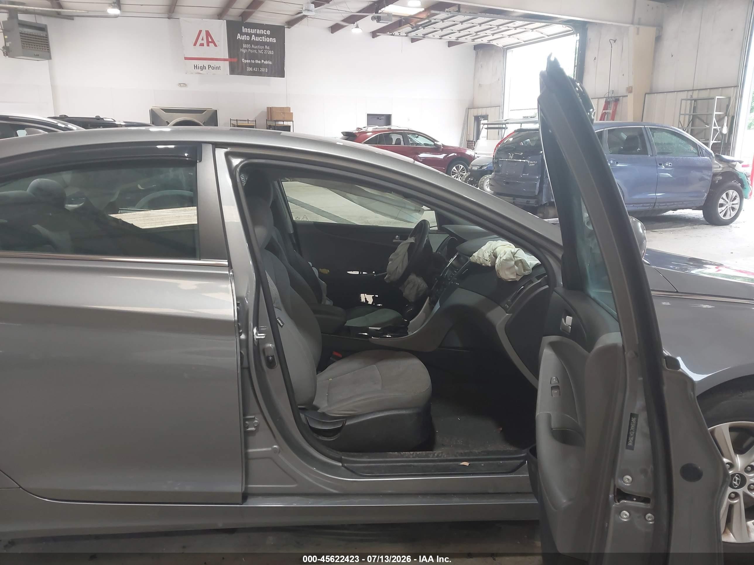 2013 Hyundai Sonata Gls Gray vin: 5NPEB4AC7DH789496