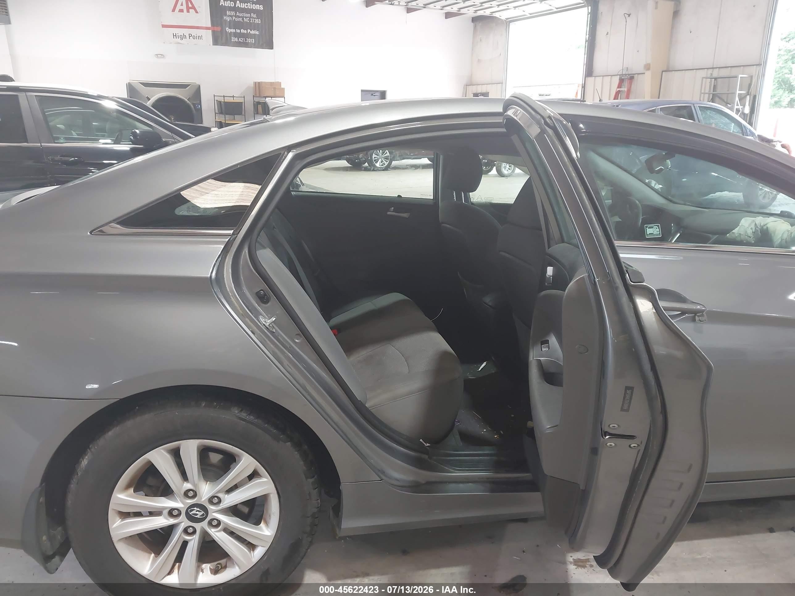 2013 Hyundai Sonata Gls Gray vin: 5NPEB4AC7DH789496