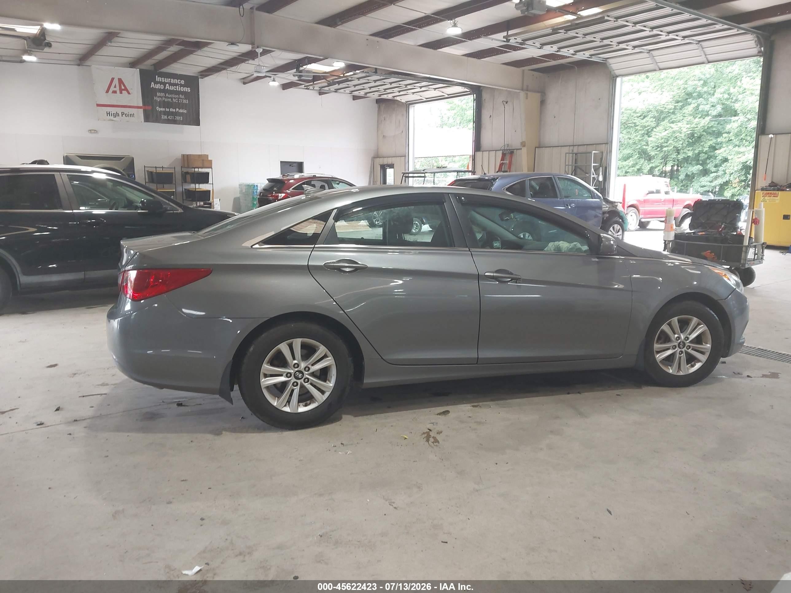 2013 Hyundai Sonata Gls Gray vin: 5NPEB4AC7DH789496