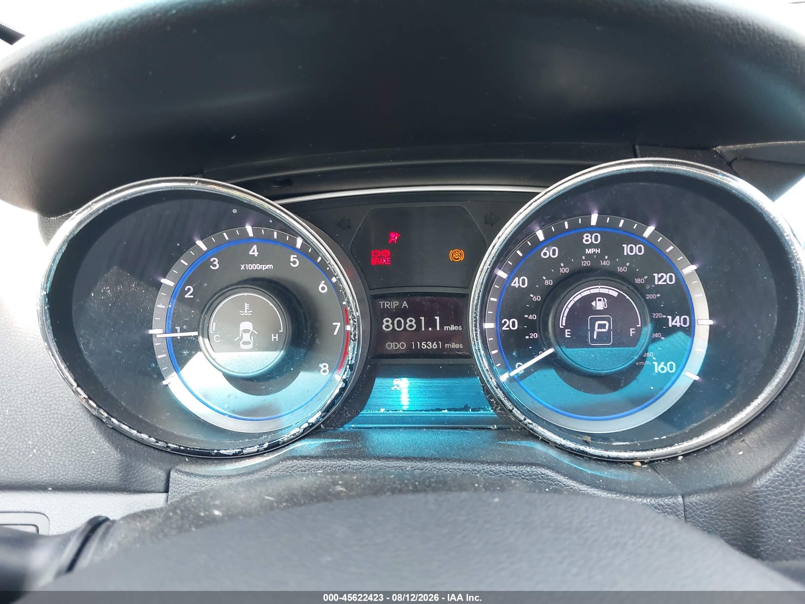 2013 Hyundai Sonata Gls Gray vin: 5NPEB4AC7DH789496