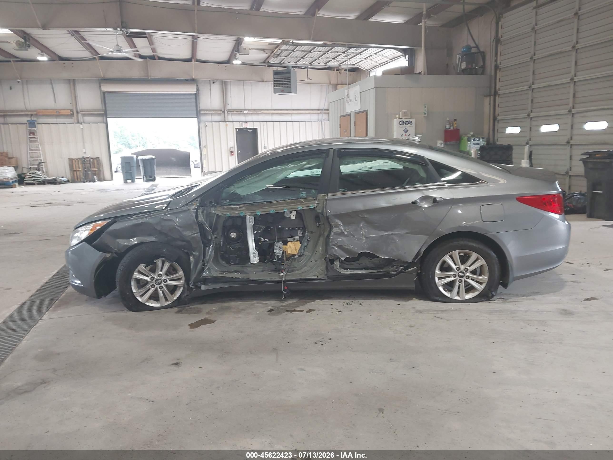 2013 Hyundai Sonata Gls Gray vin: 5NPEB4AC7DH789496