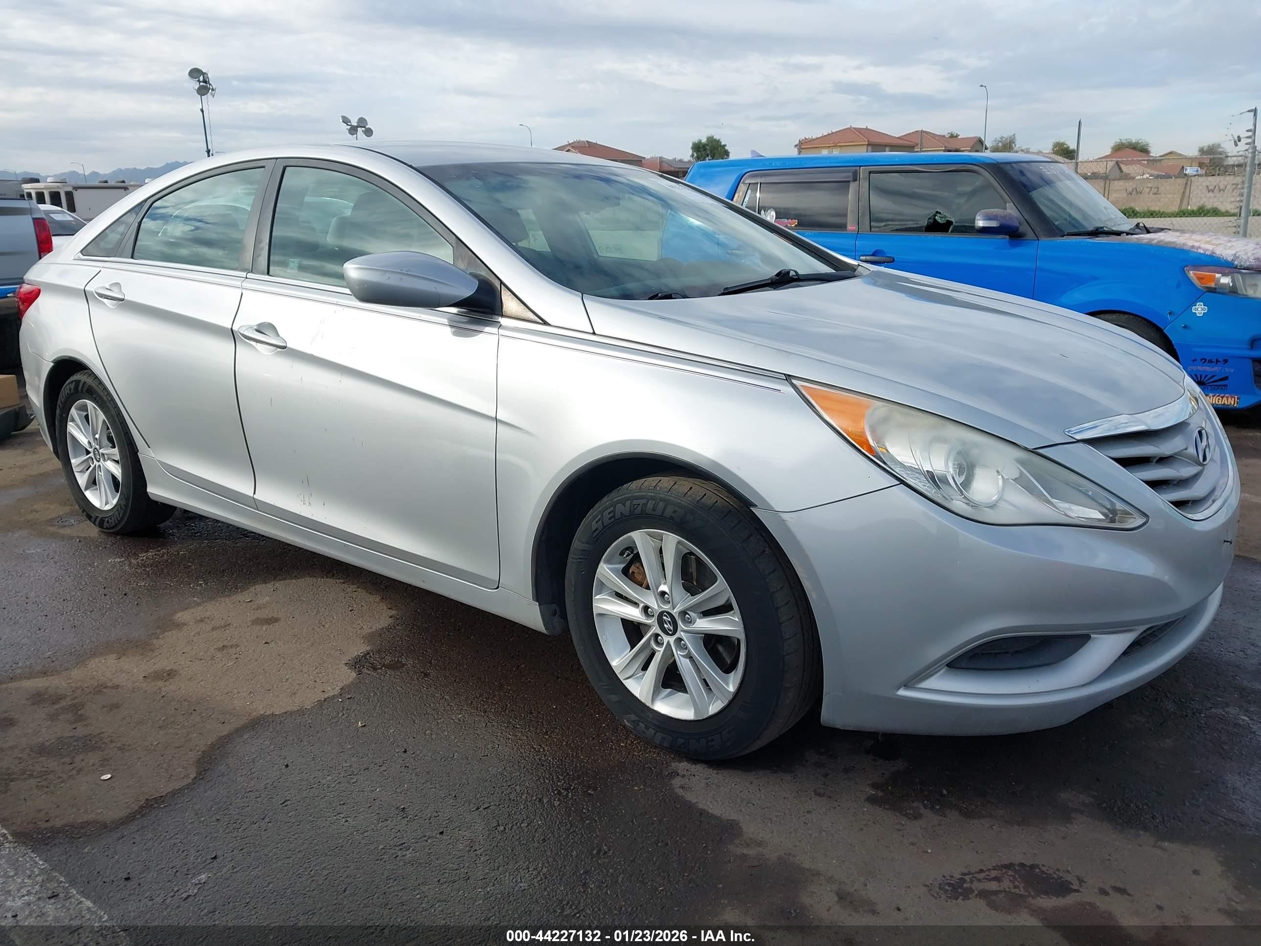 2013 Hyundai Sonata Gls Silver vin: 5NPEB4AC7DH790566