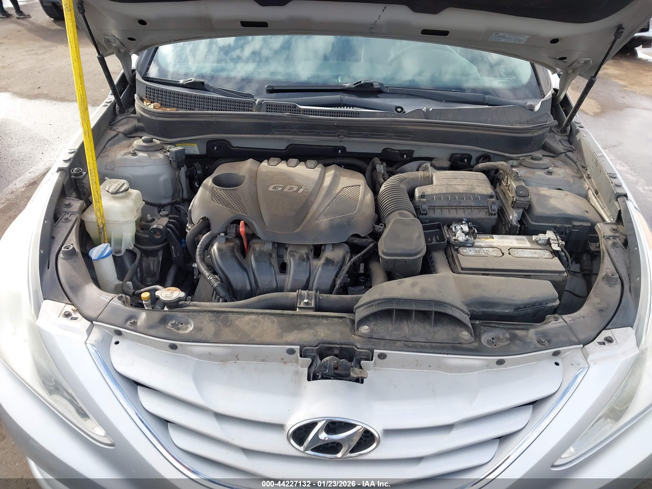 2013 Hyundai Sonata Gls Silver vin: 5NPEB4AC7DH790566