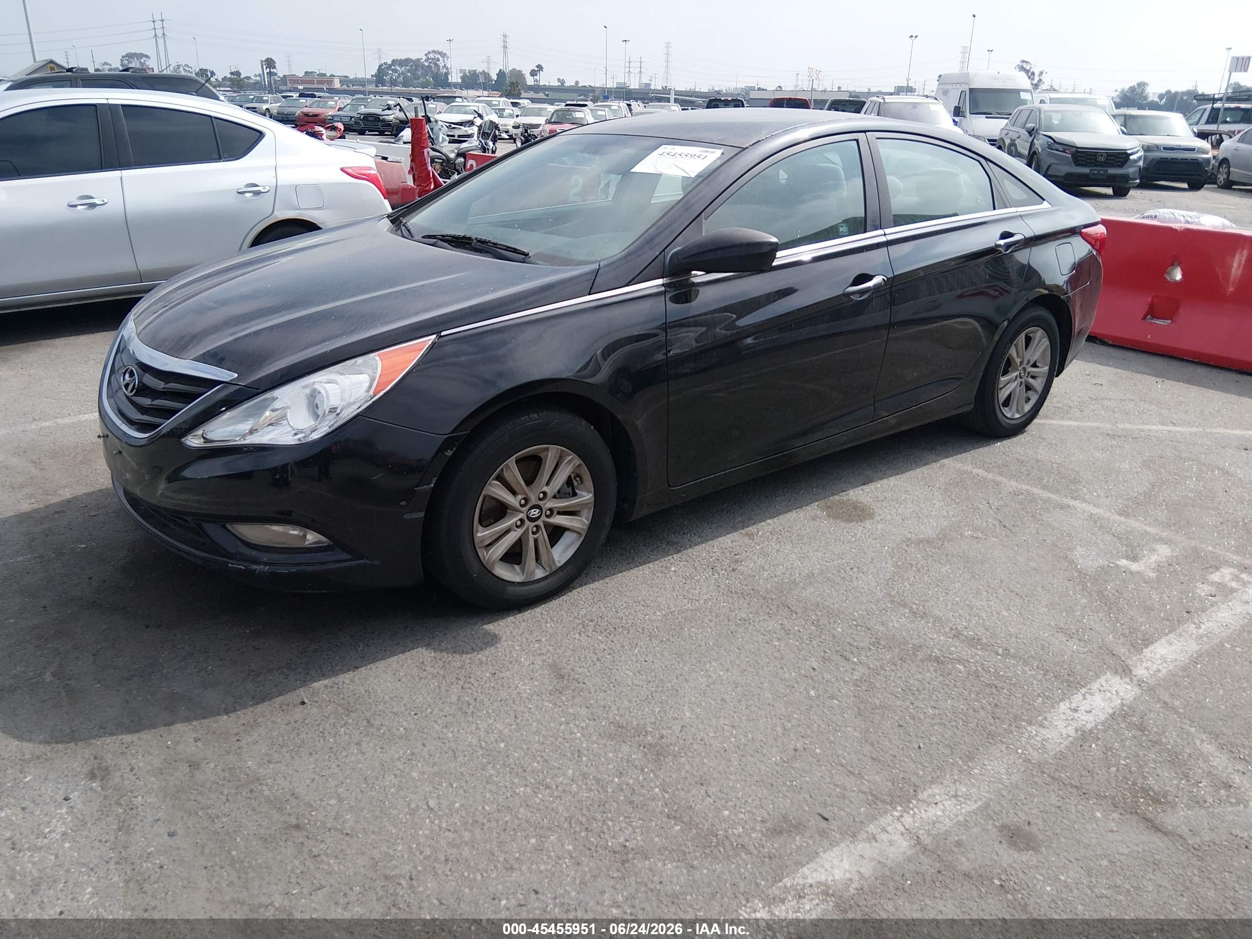 2013 Hyundai Sonata Gls Black vin: 5NPEB4AC7DH794939