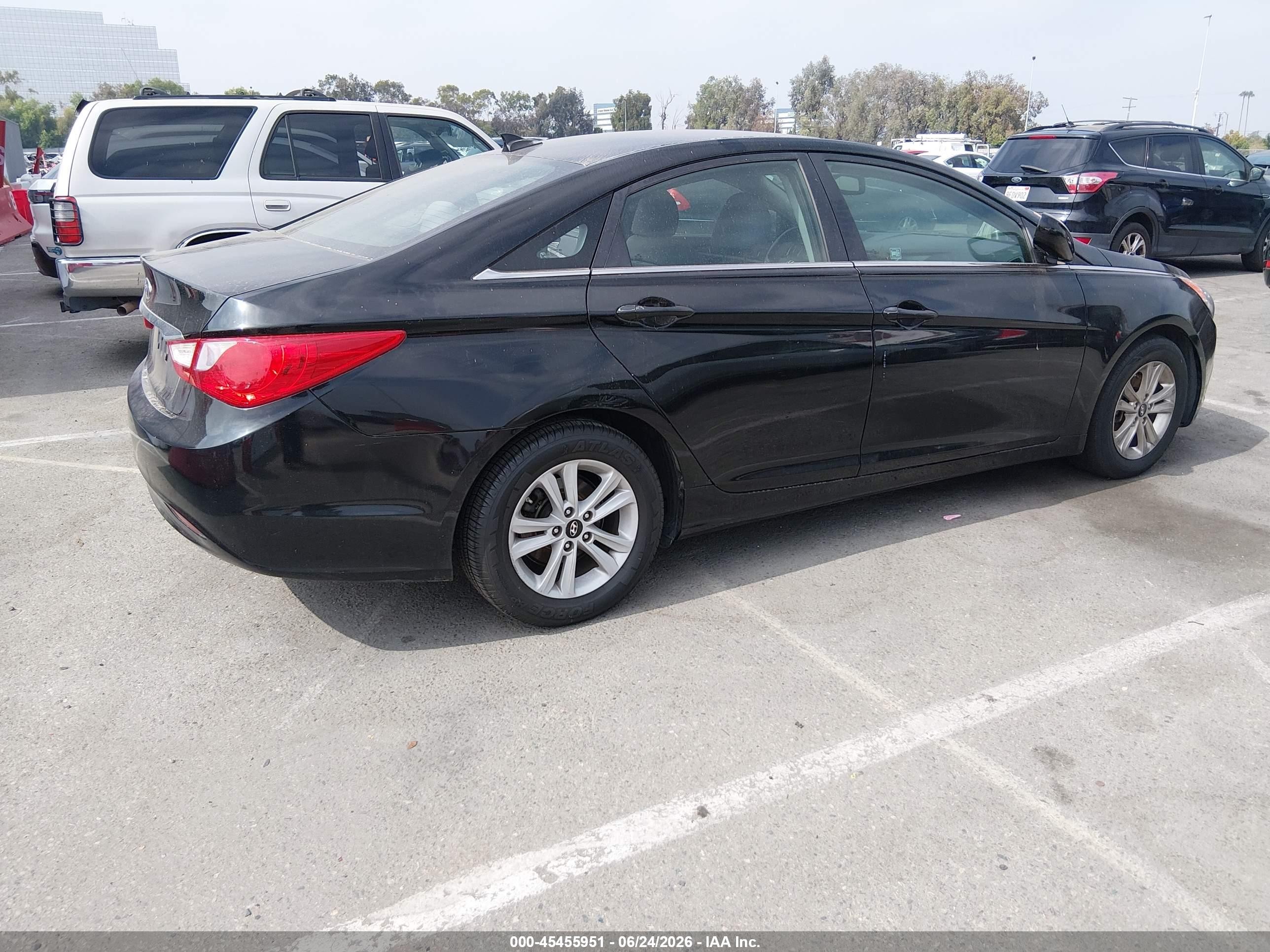 2013 Hyundai Sonata Gls Black vin: 5NPEB4AC7DH794939
