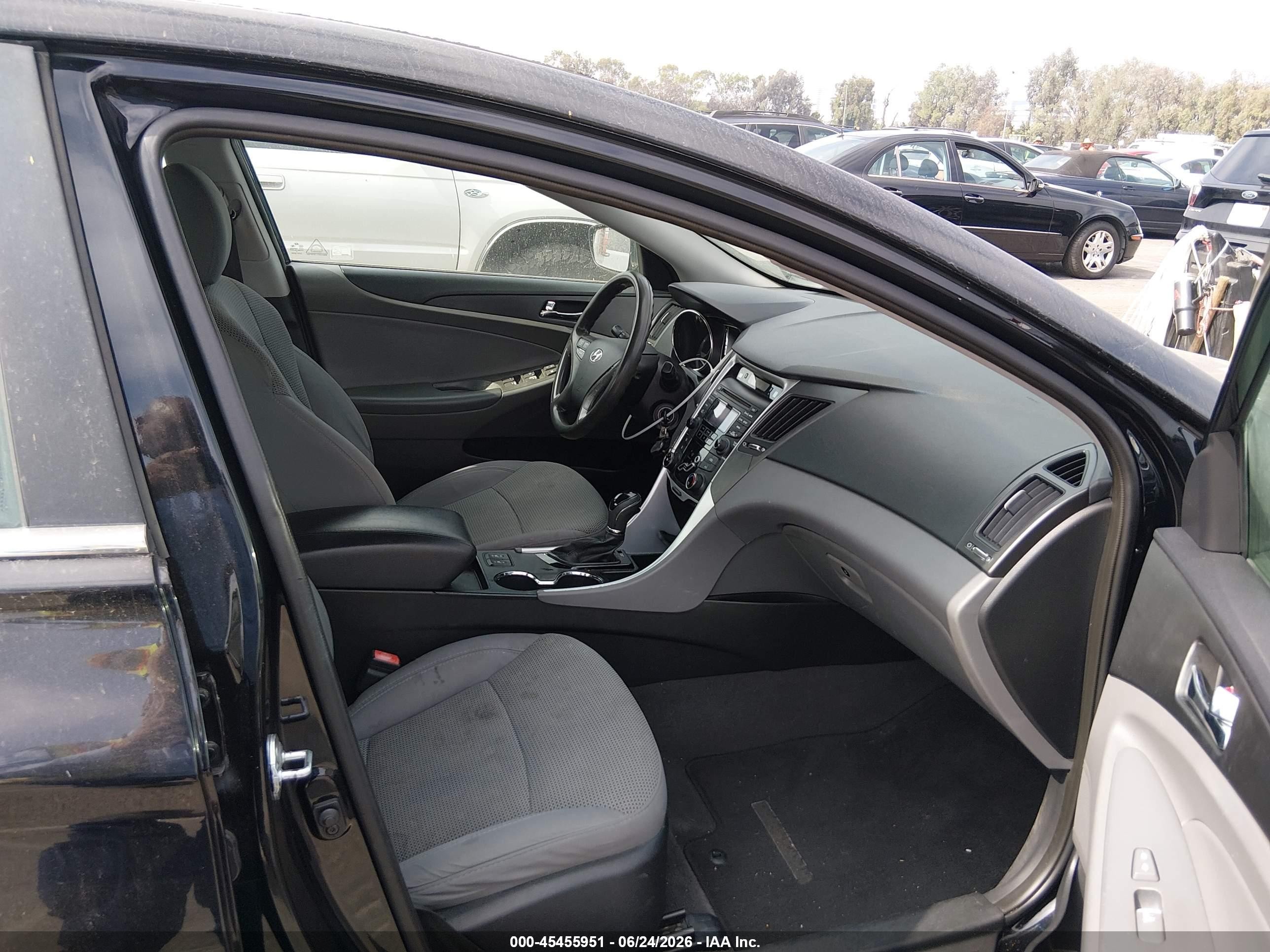 2013 Hyundai Sonata Gls Black vin: 5NPEB4AC7DH794939