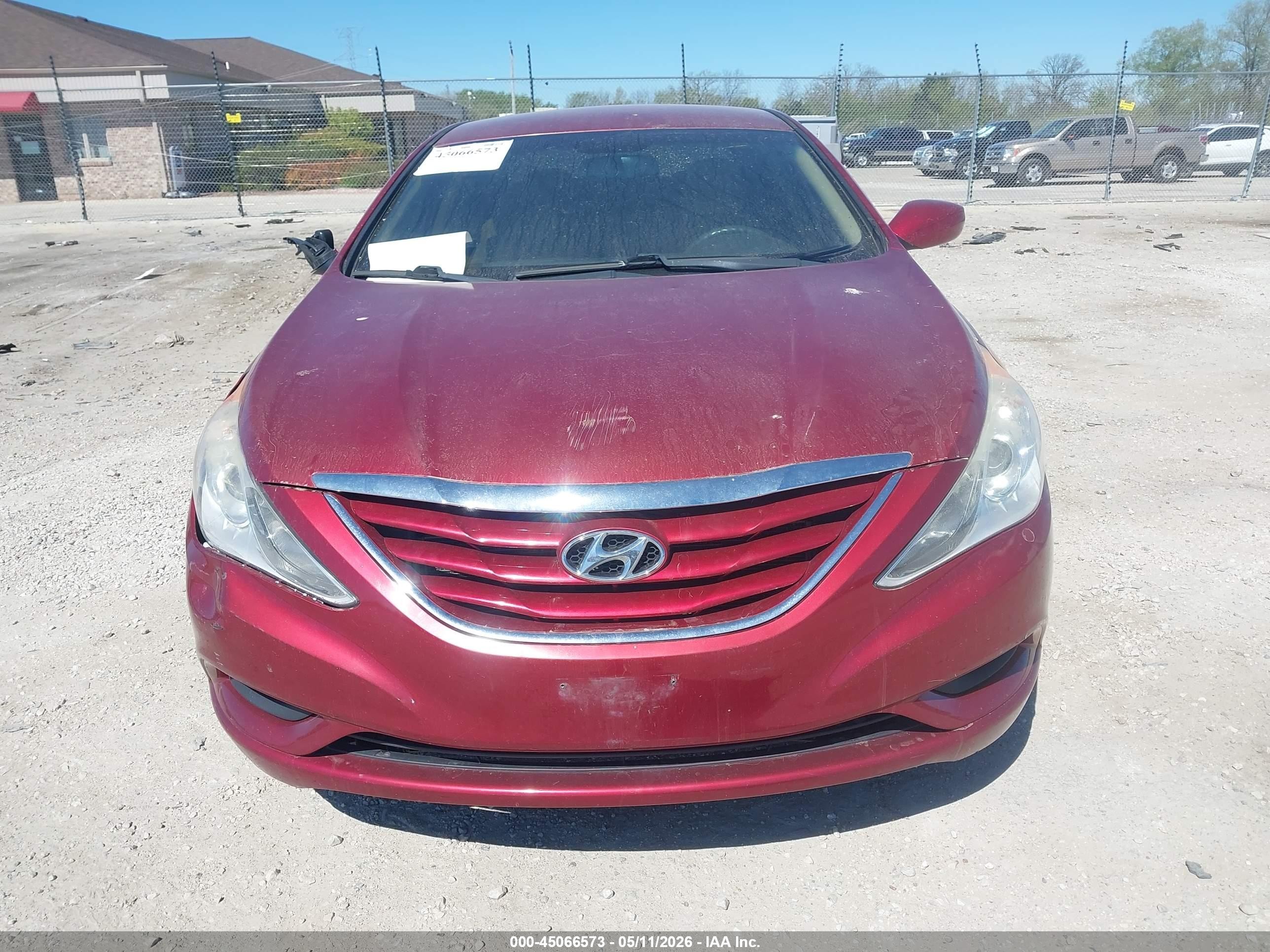 2013 Hyundai Sonata Gls Red vin: 5NPEB4AC7DH796531