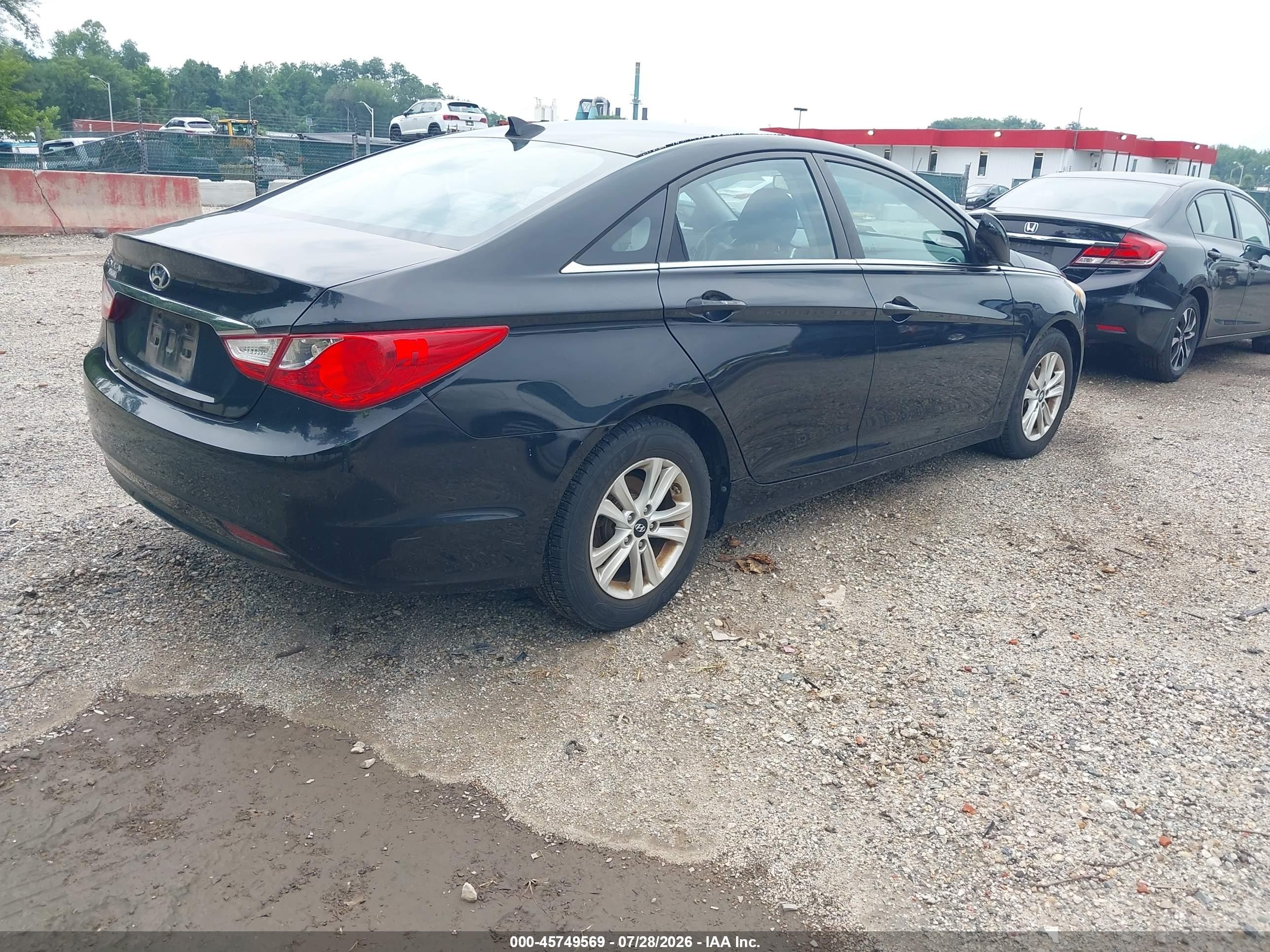 2013 Hyundai Sonata Gls Black vin: 5NPEB4AC7DH804966