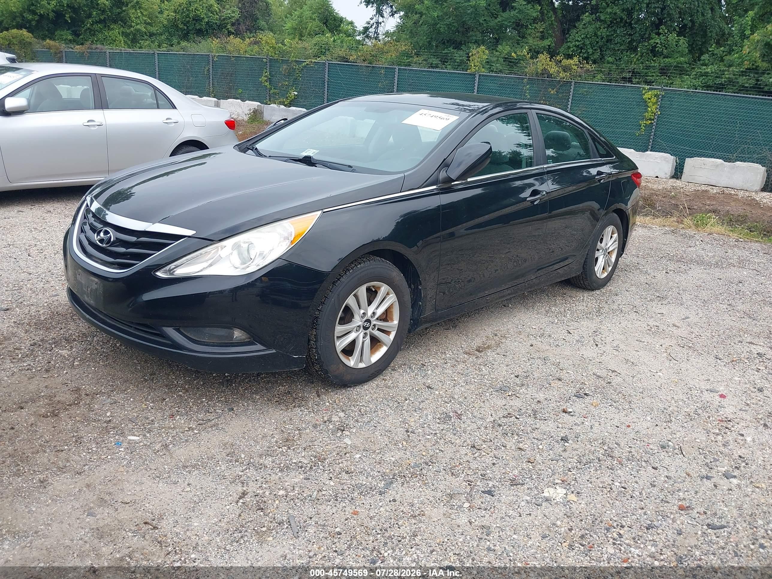 2013 Hyundai Sonata Gls Black vin: 5NPEB4AC7DH804966