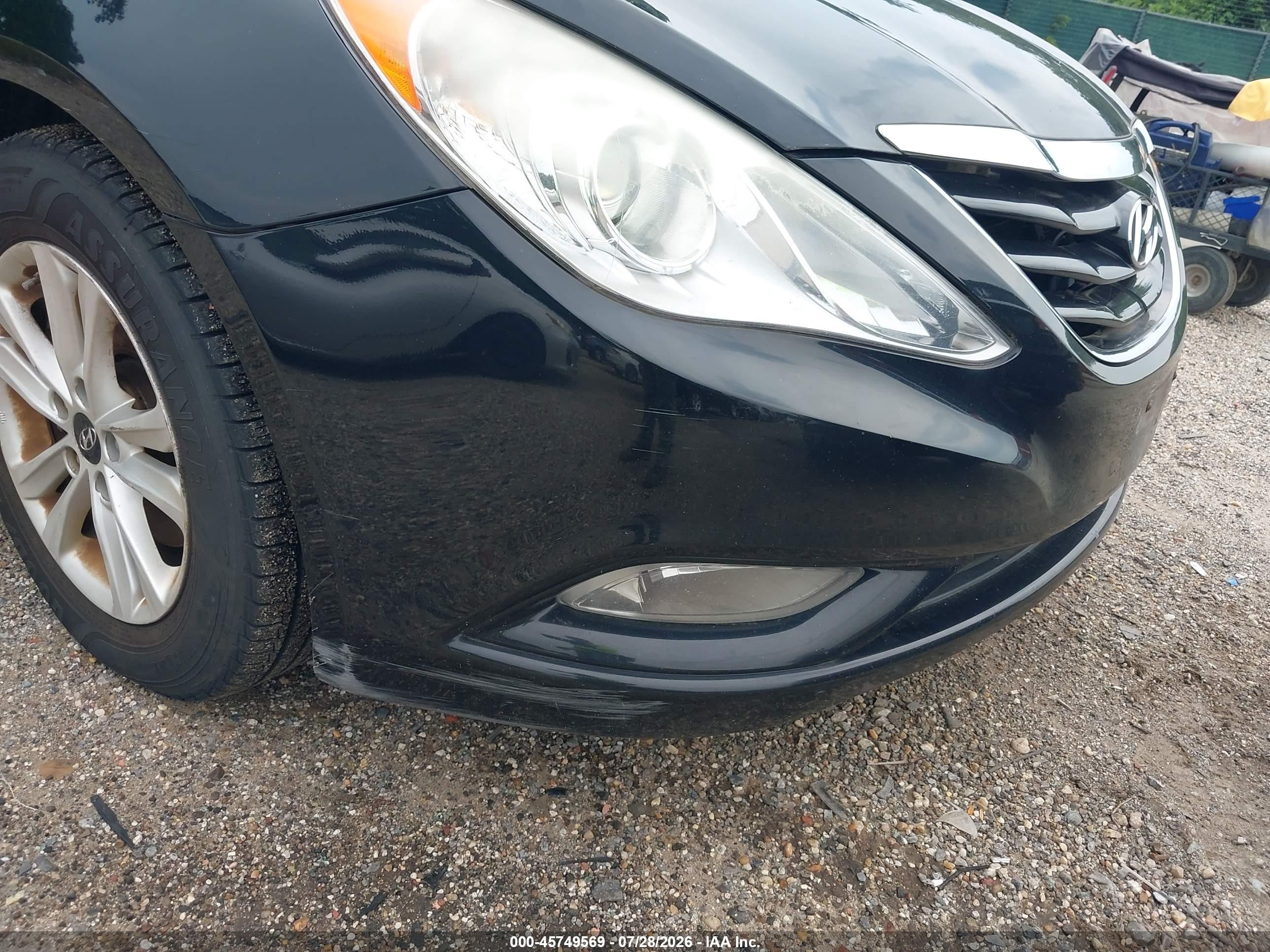 2013 Hyundai Sonata Gls Black vin: 5NPEB4AC7DH804966