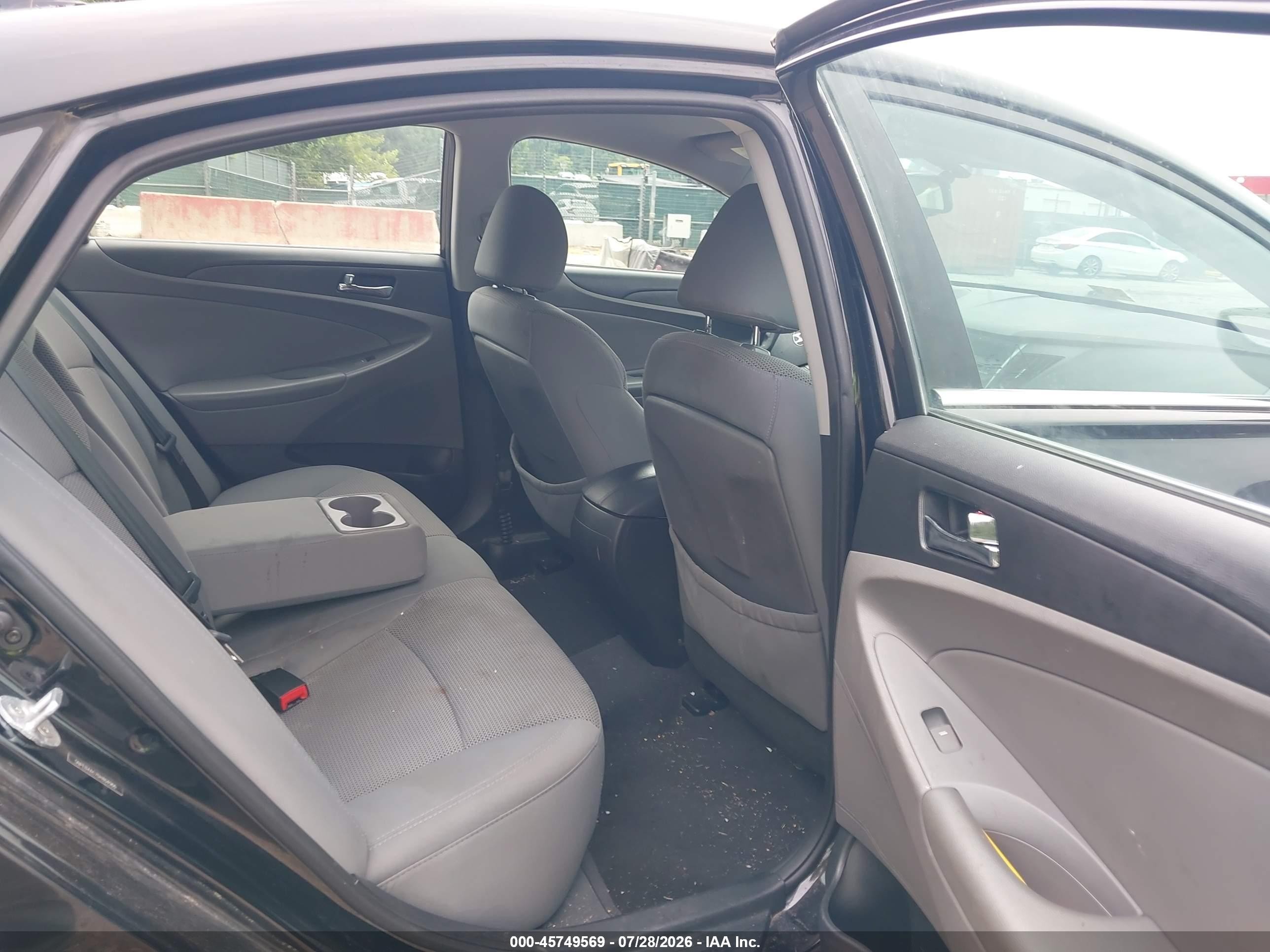2013 Hyundai Sonata Gls Black vin: 5NPEB4AC7DH804966