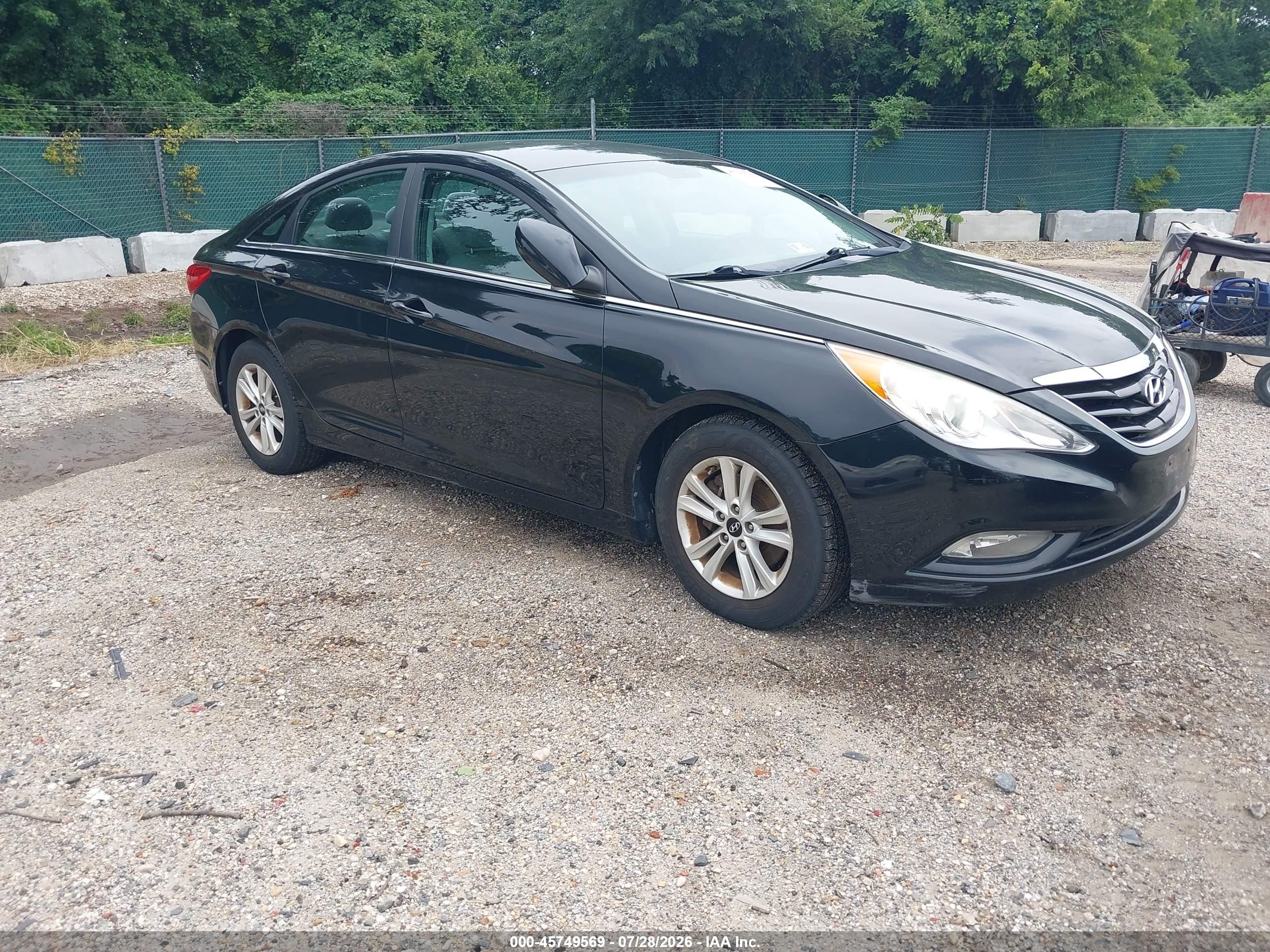 2013 Hyundai Sonata Gls Black vin: 5NPEB4AC7DH804966