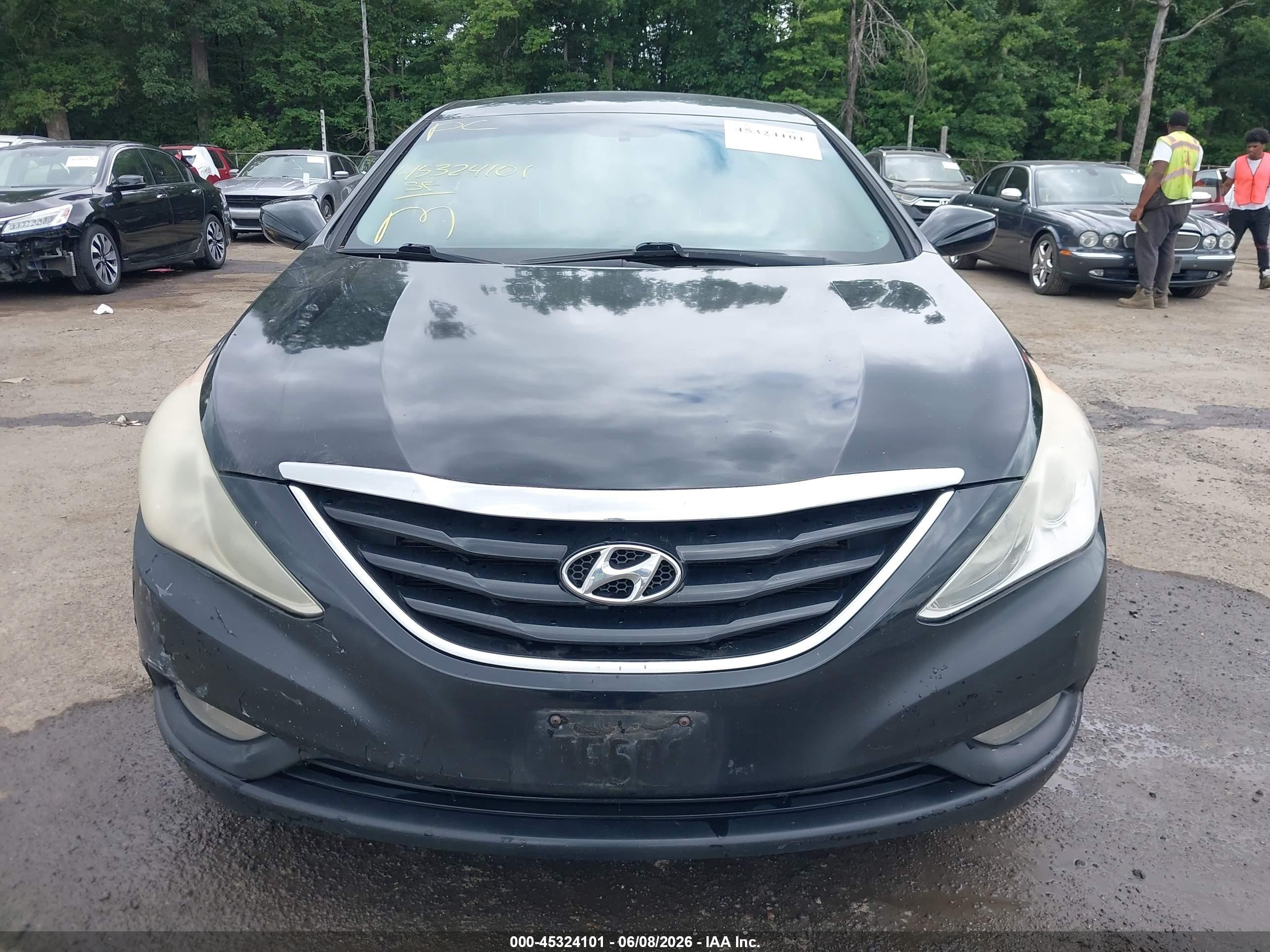 2013 Hyundai Sonata Gls Black vin: 5NPEB4AC7DH807138