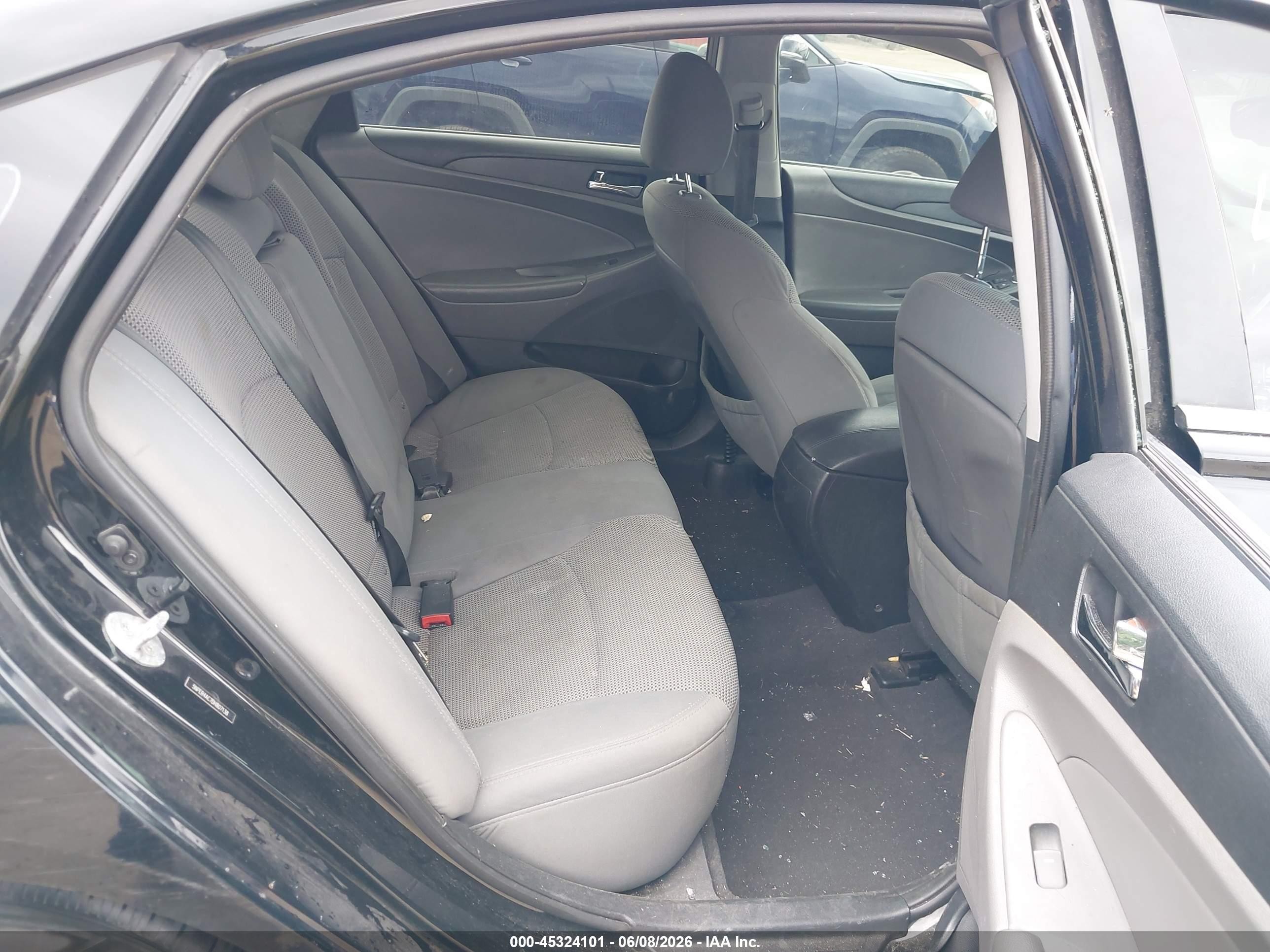 2013 Hyundai Sonata Gls Black vin: 5NPEB4AC7DH807138