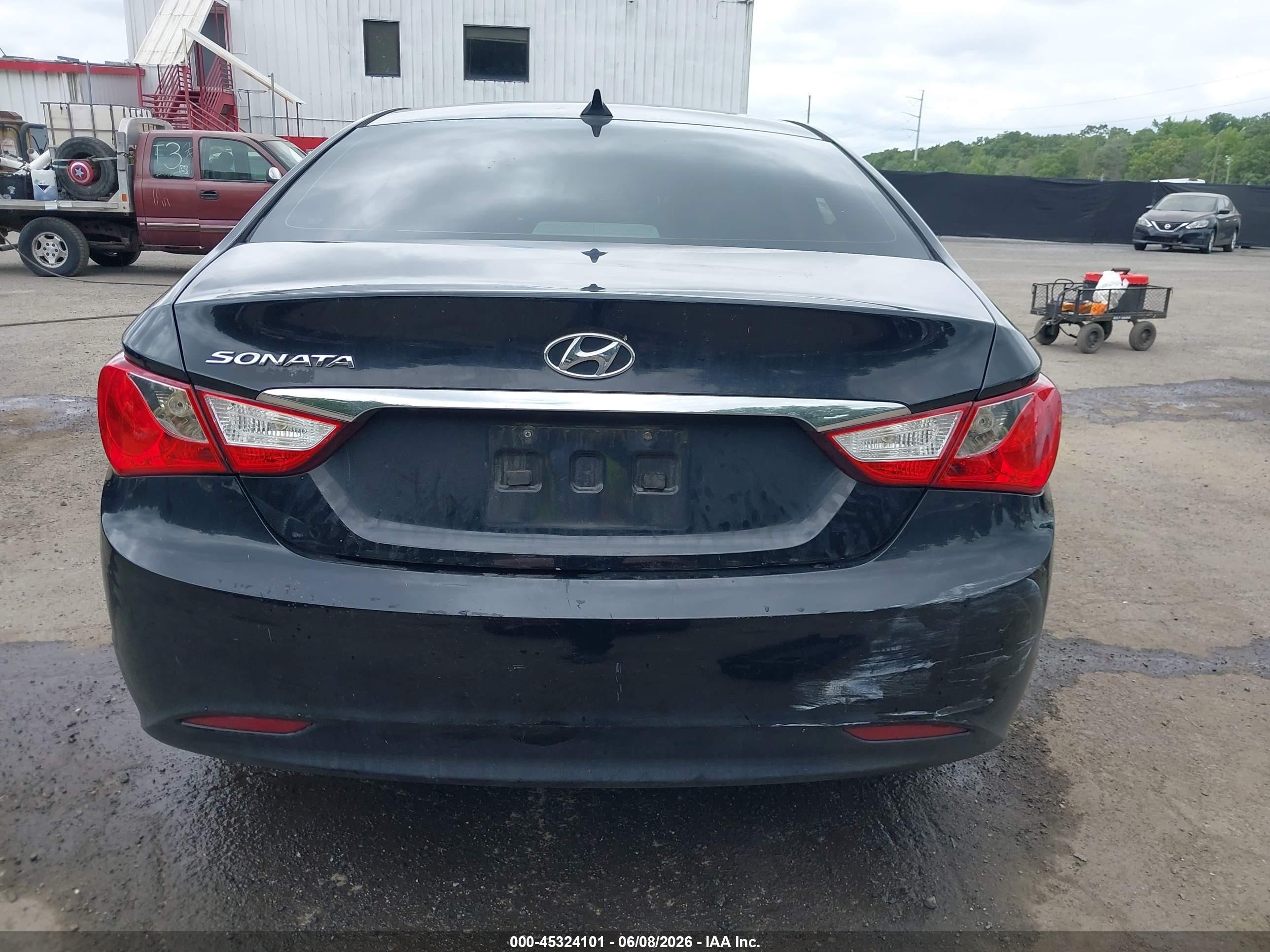 2013 Hyundai Sonata Gls Black vin: 5NPEB4AC7DH807138