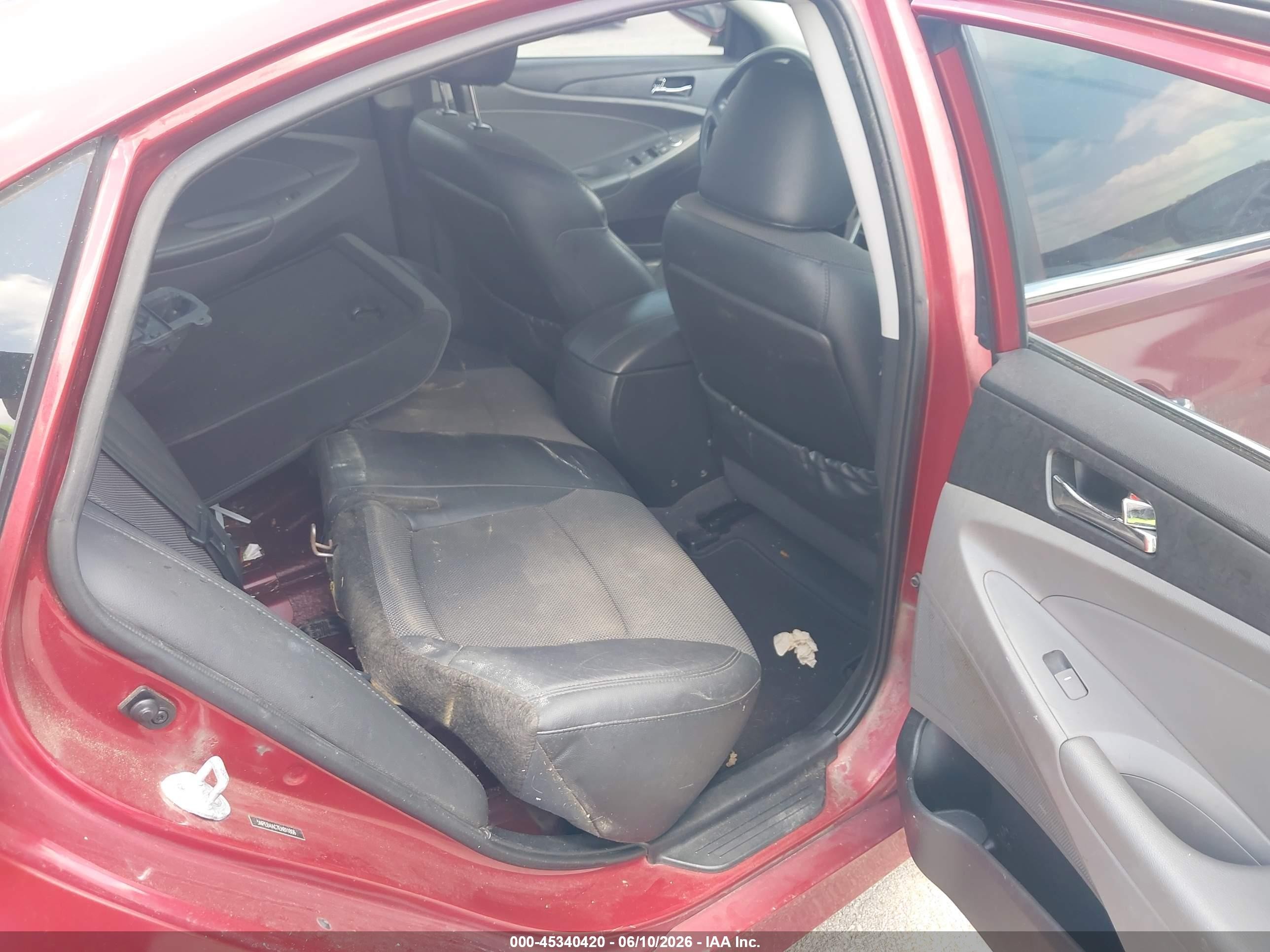 2014 Hyundai Sonata Gls Red vin: 5NPEB4AC7EH811806