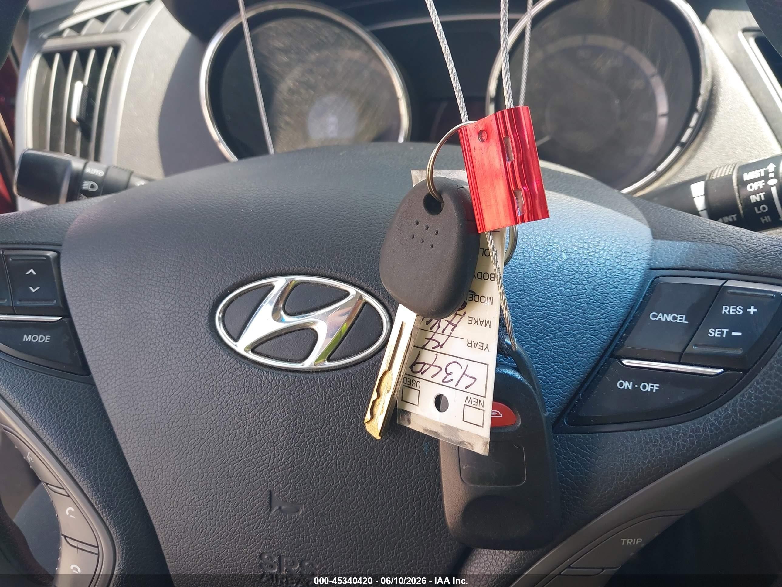 2014 Hyundai Sonata Gls Red vin: 5NPEB4AC7EH811806