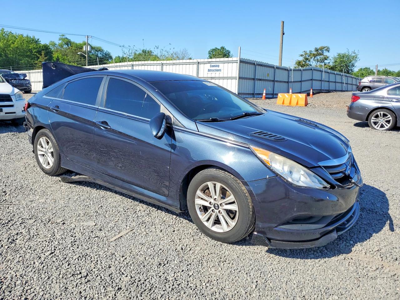 2014 Hyundai Sonata Gls Black vin: 5NPEB4AC7EH813023