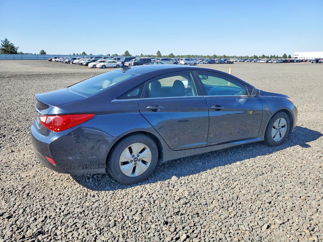 2014 Hyundai Sonata Gls Синий vin: 5NPEB4AC7EH813037