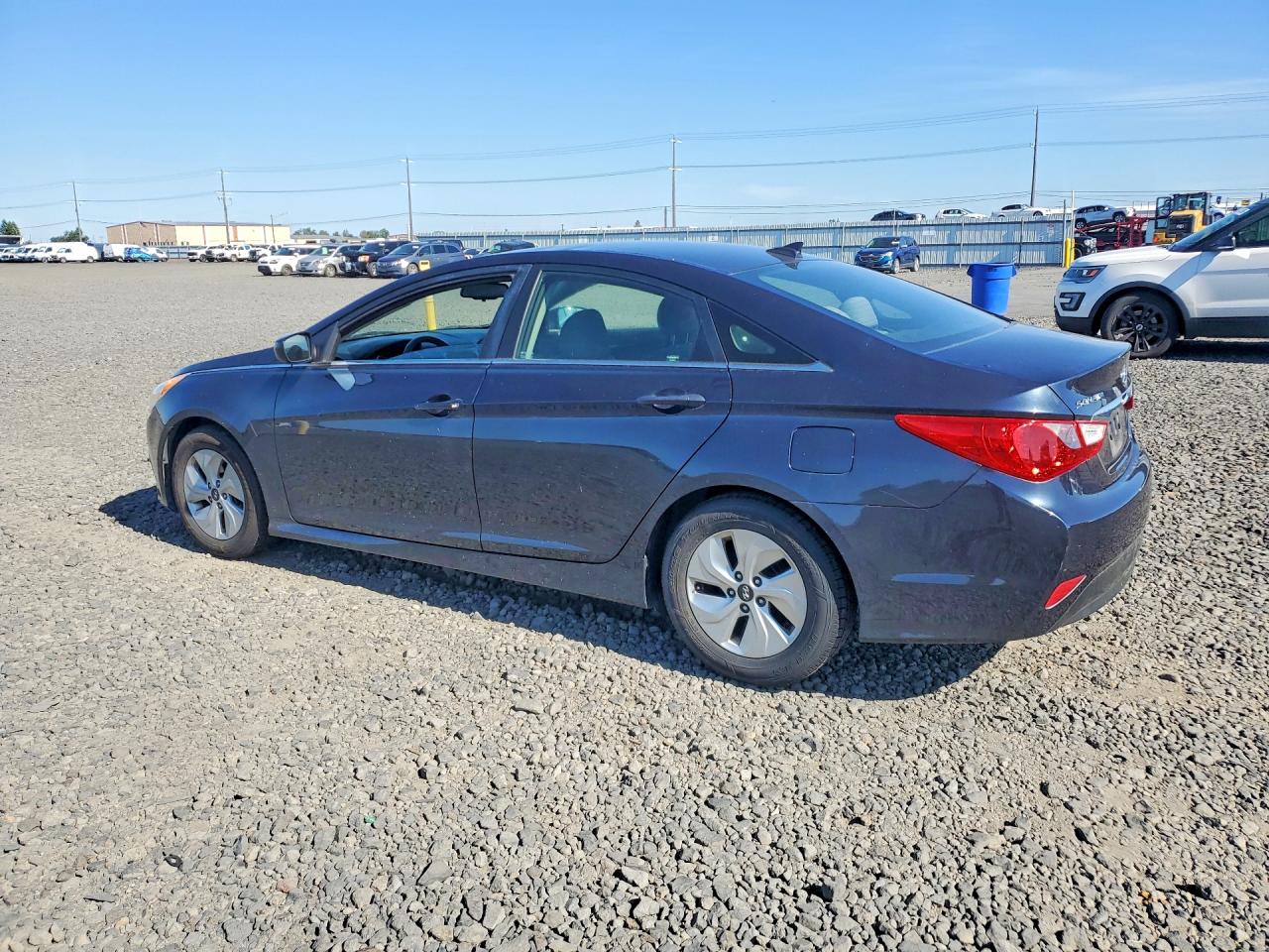 2014 Hyundai Sonata Gls Синий vin: 5NPEB4AC7EH813037