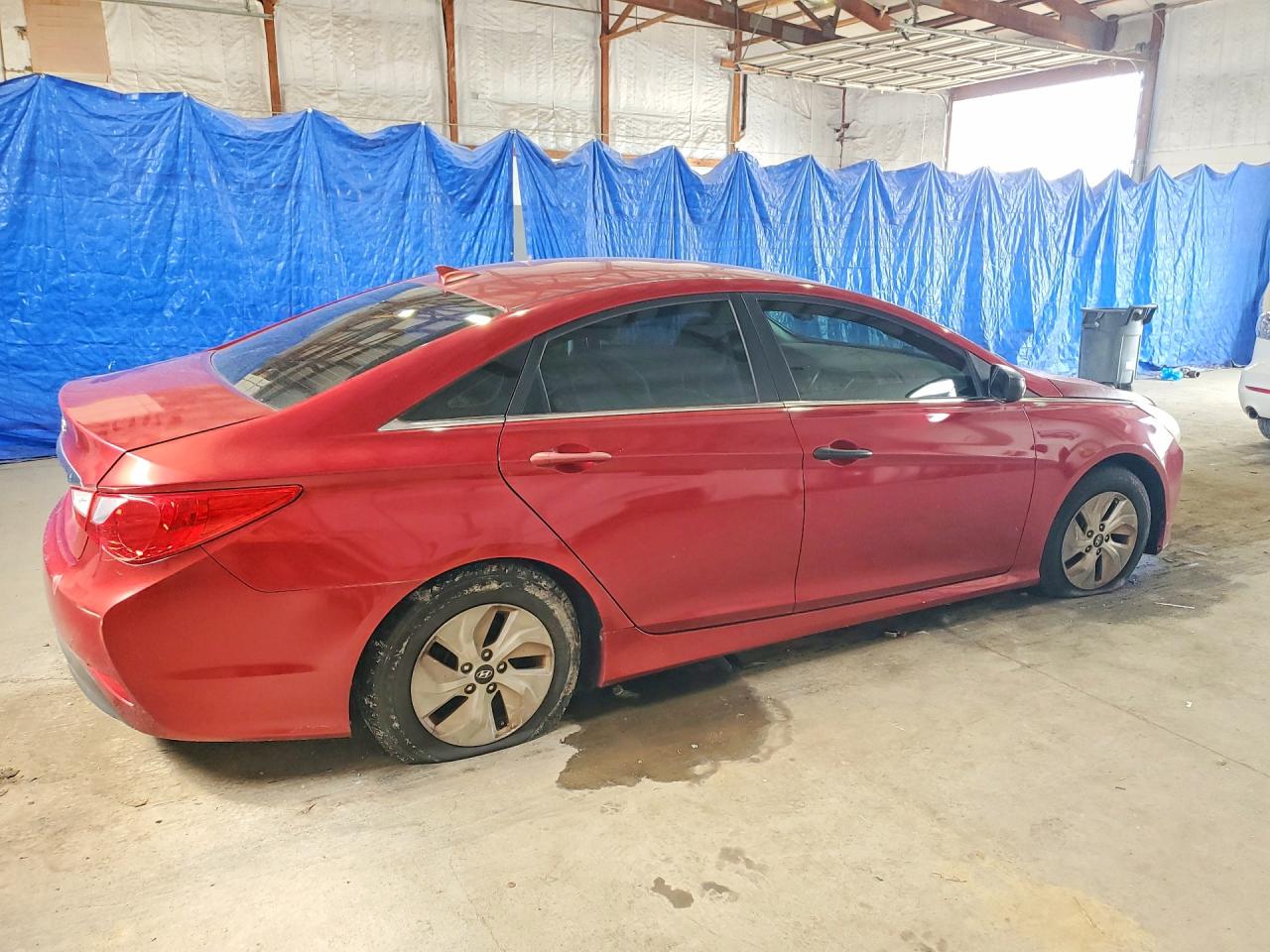 2014 Hyundai Sonata Gls Red vin: 5NPEB4AC7EH818075