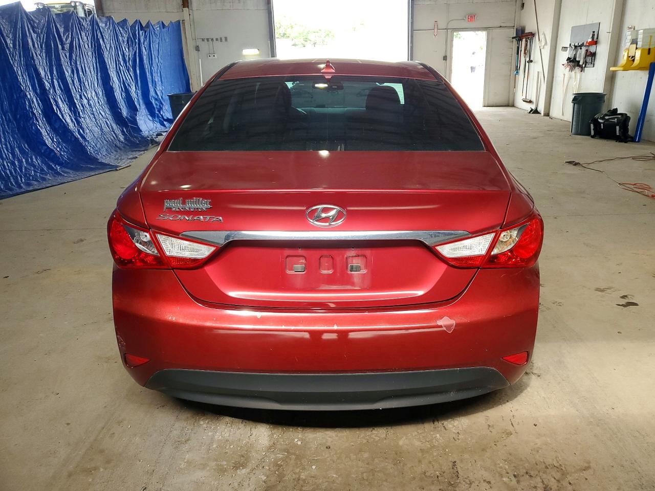 2014 Hyundai Sonata Gls Red vin: 5NPEB4AC7EH818075