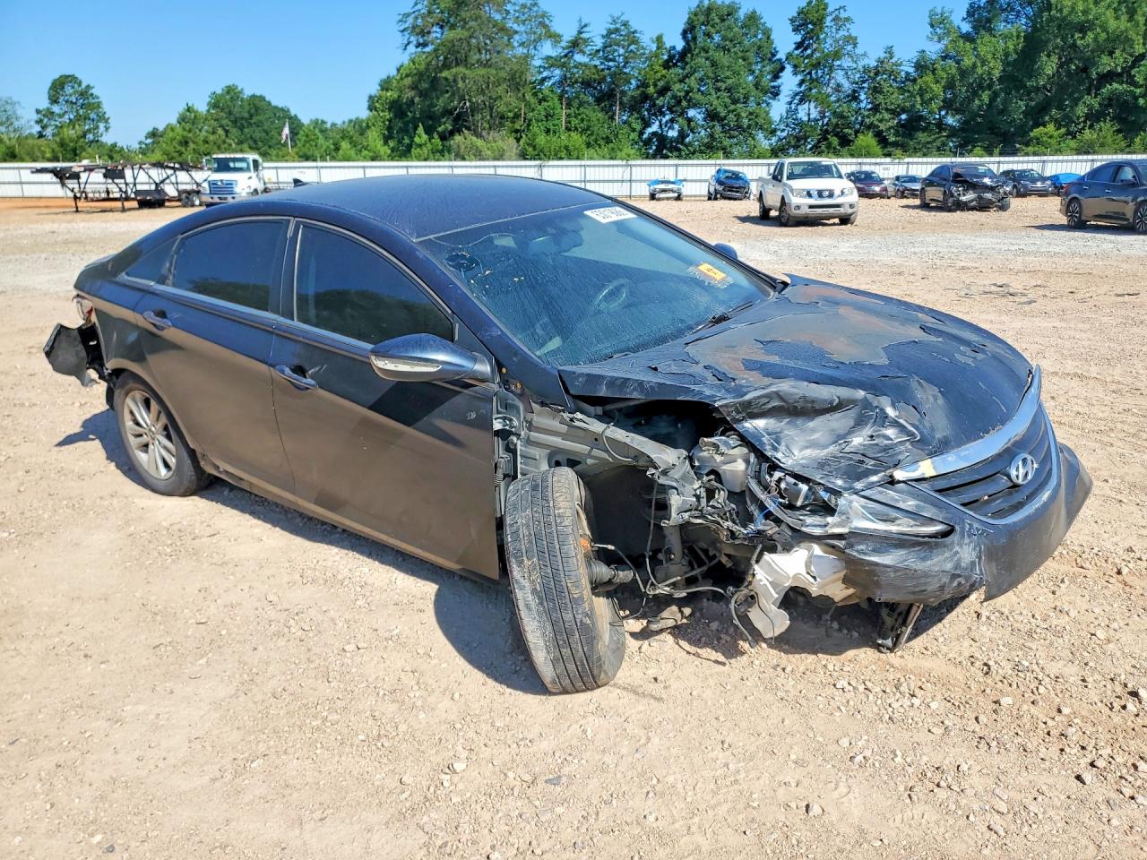 2014 Hyundai Sonata Gls Black vin: 5NPEB4AC7EH824233