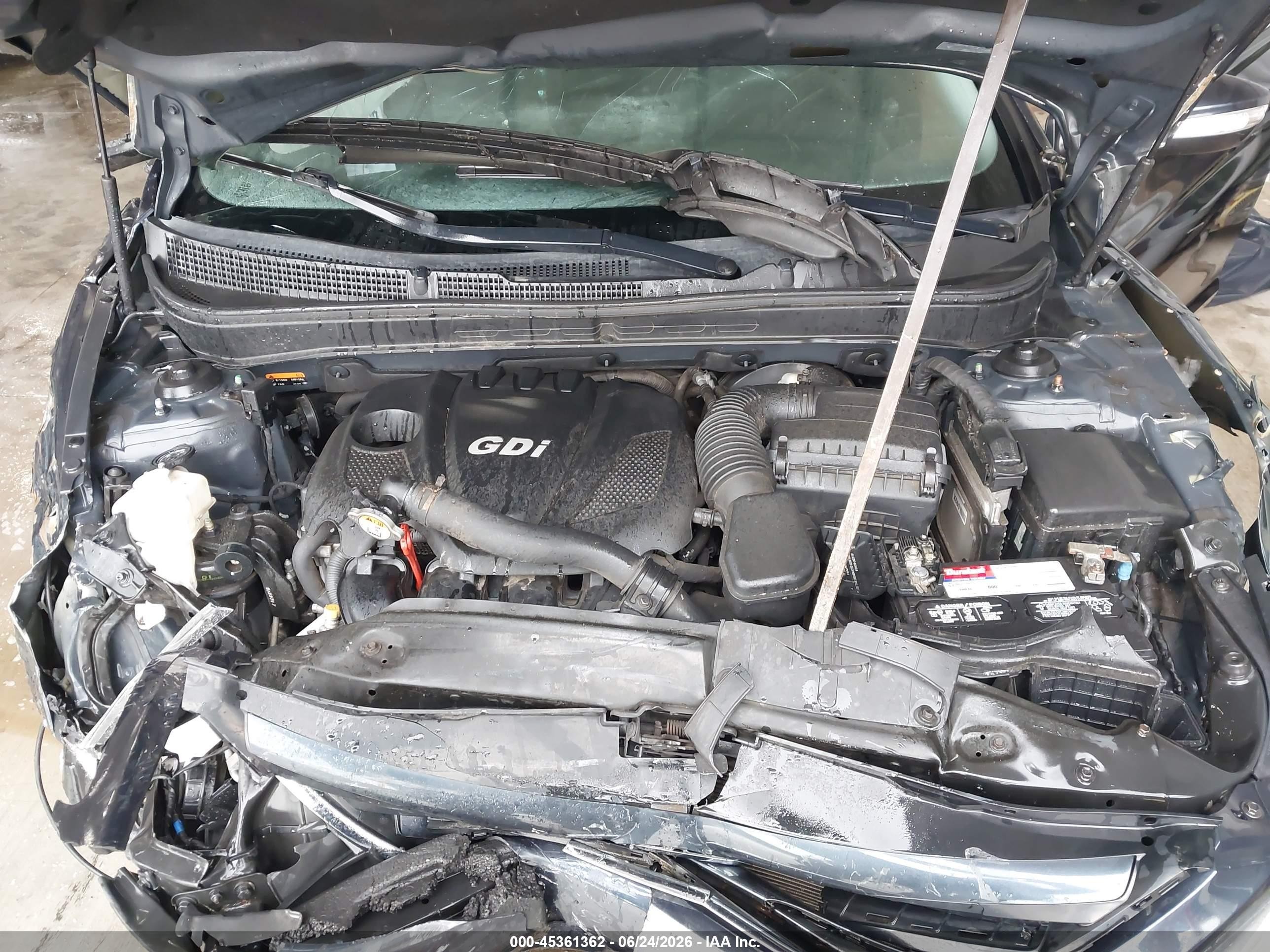 2014 Hyundai Sonata Gls Синий vin: 5NPEB4AC7EH828167