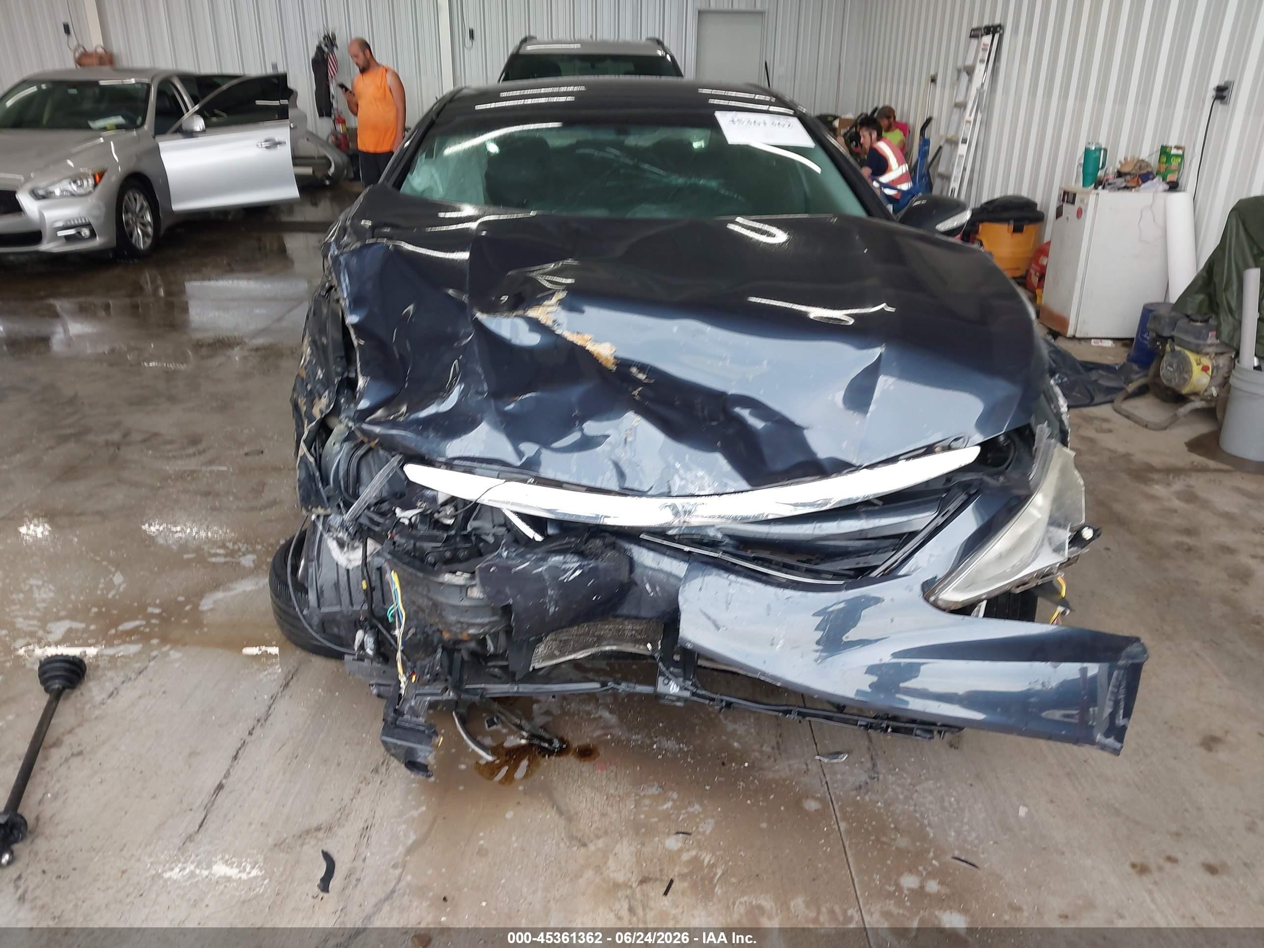2014 Hyundai Sonata Gls Синий vin: 5NPEB4AC7EH828167