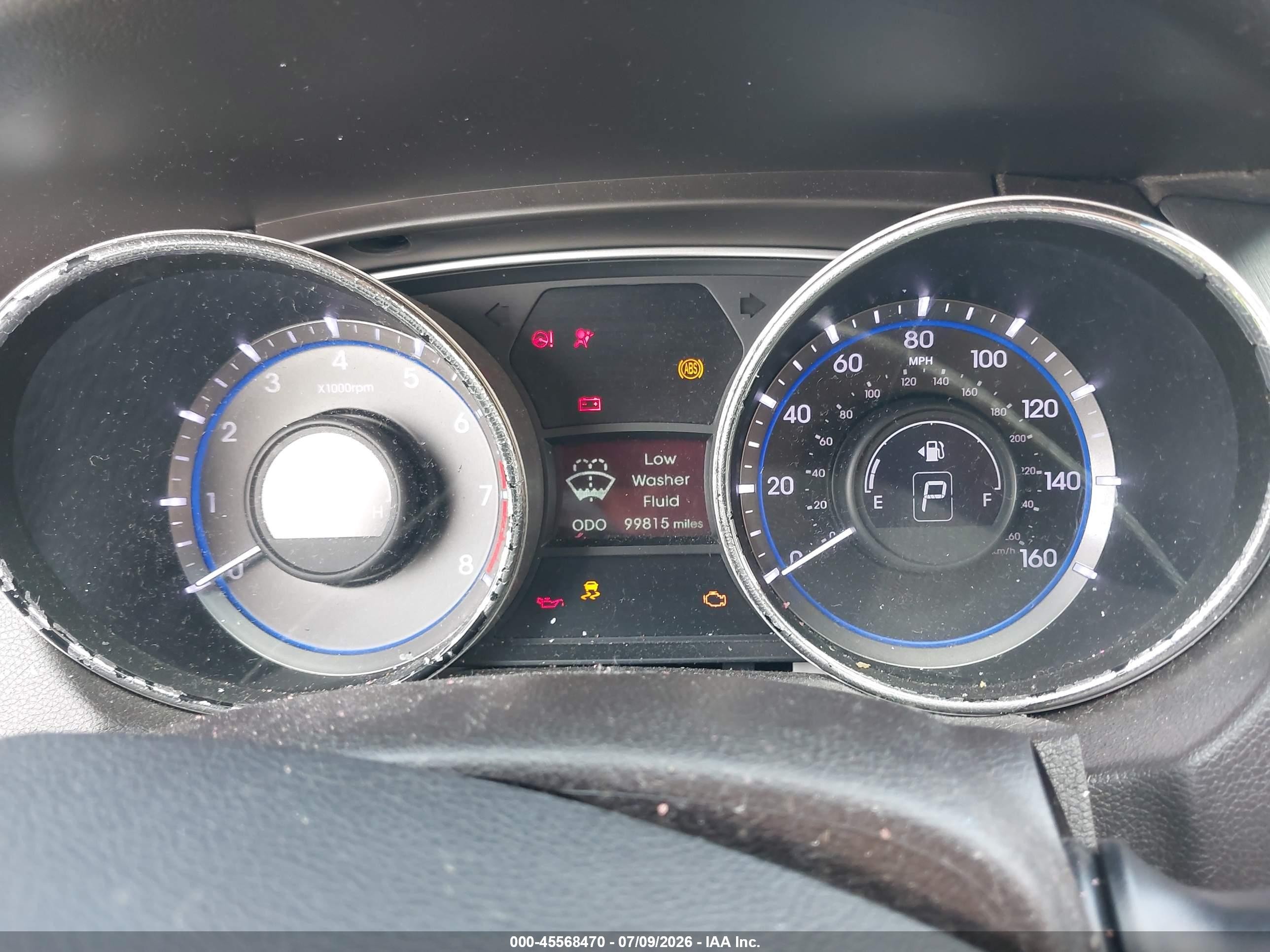 2014 Hyundai Sonata Gls Dark Blue vin: 5NPEB4AC7EH833109