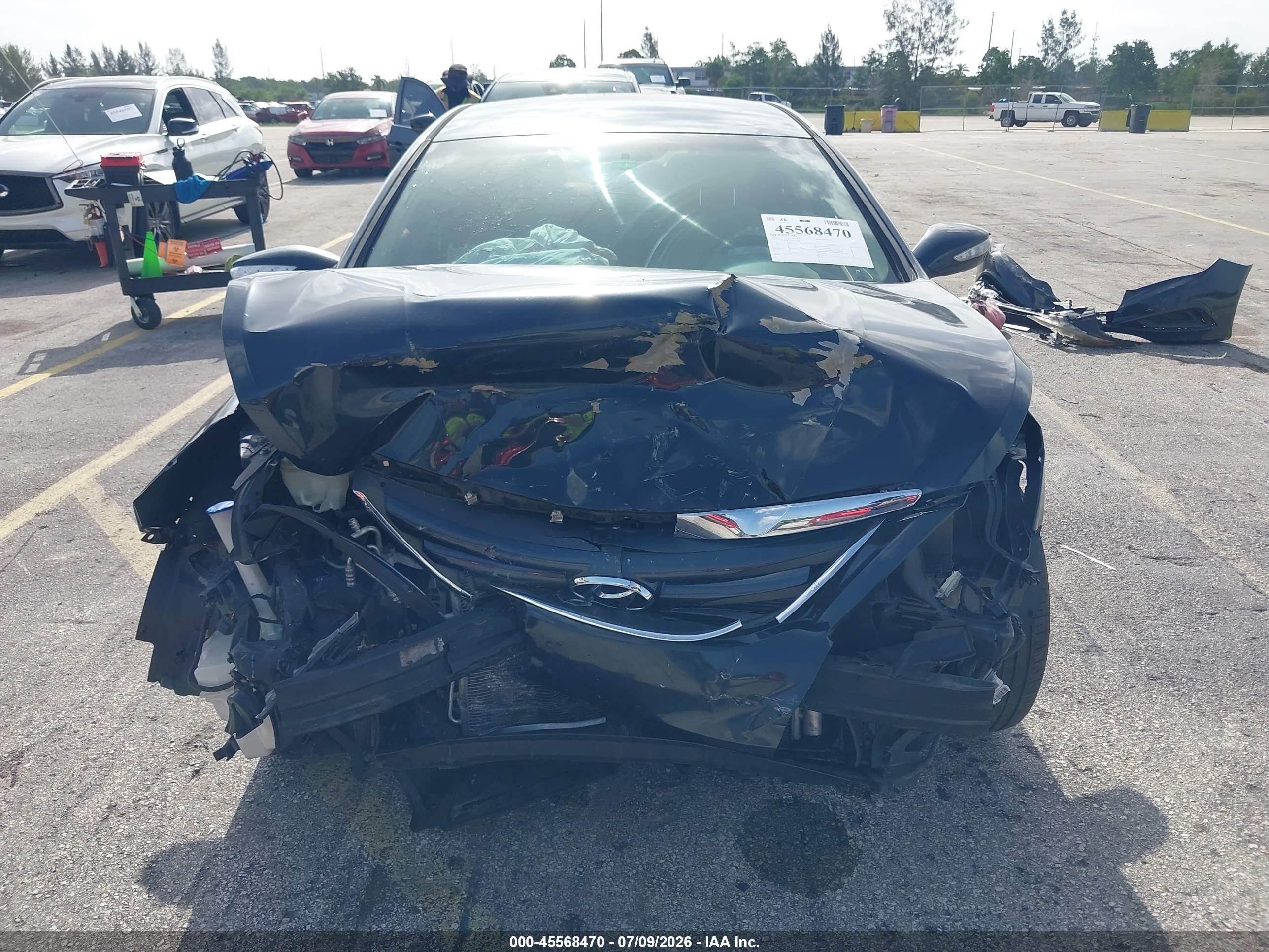 2014 Hyundai Sonata Gls Dark Blue vin: 5NPEB4AC7EH833109