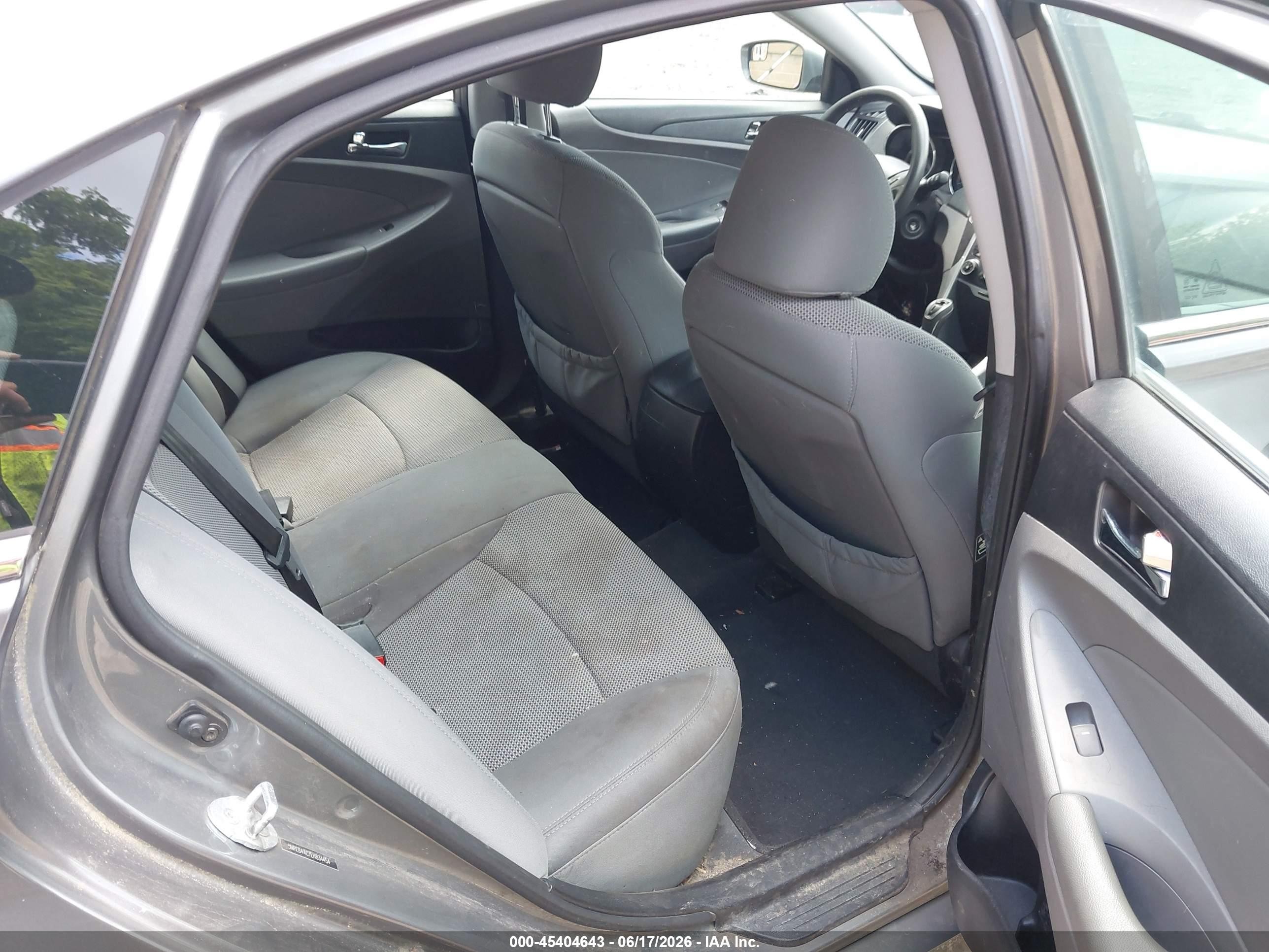 2014 Hyundai Sonata Gls Gray vin: 5NPEB4AC7EH834454
