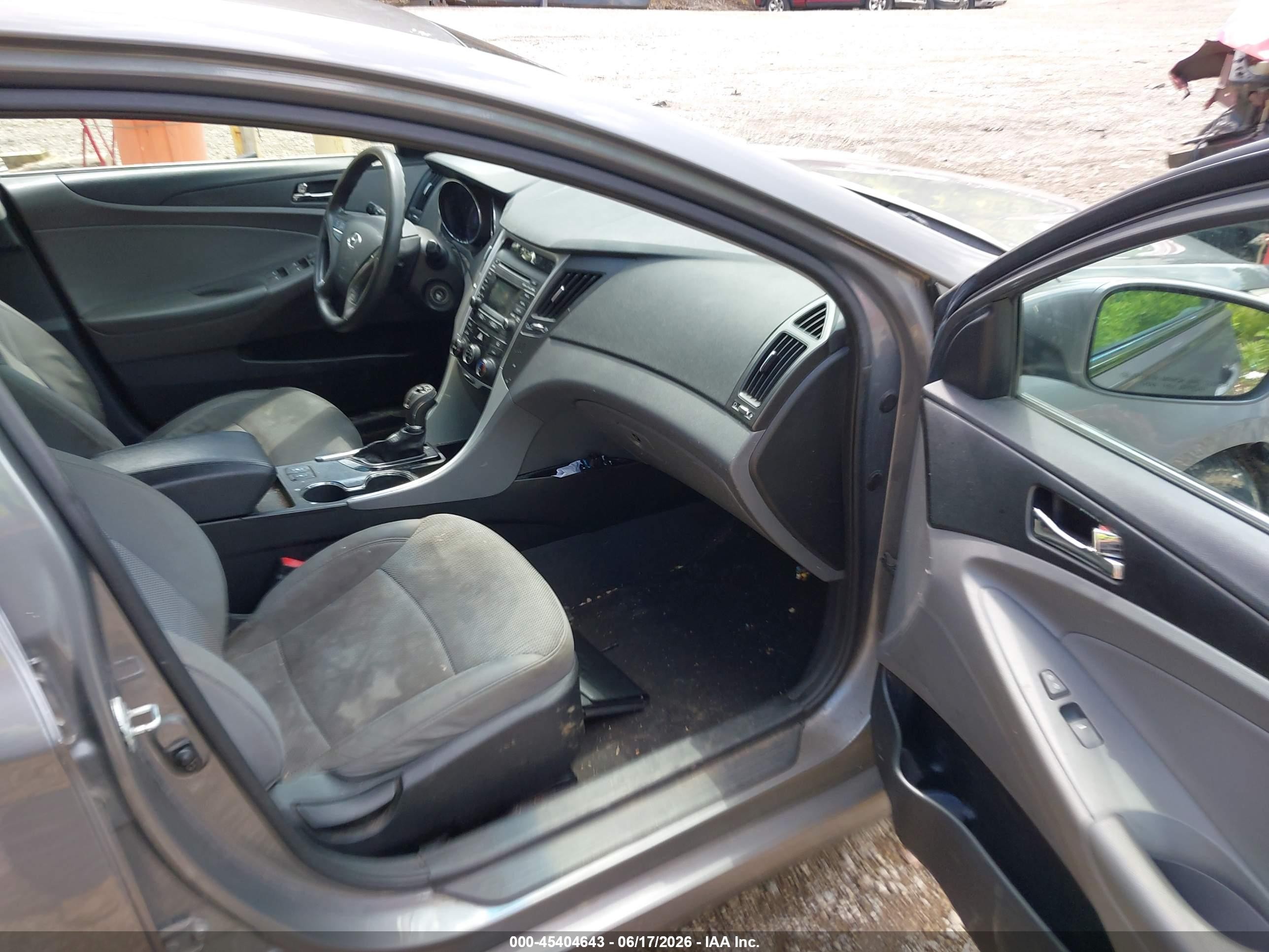 2014 Hyundai Sonata Gls Gray vin: 5NPEB4AC7EH834454