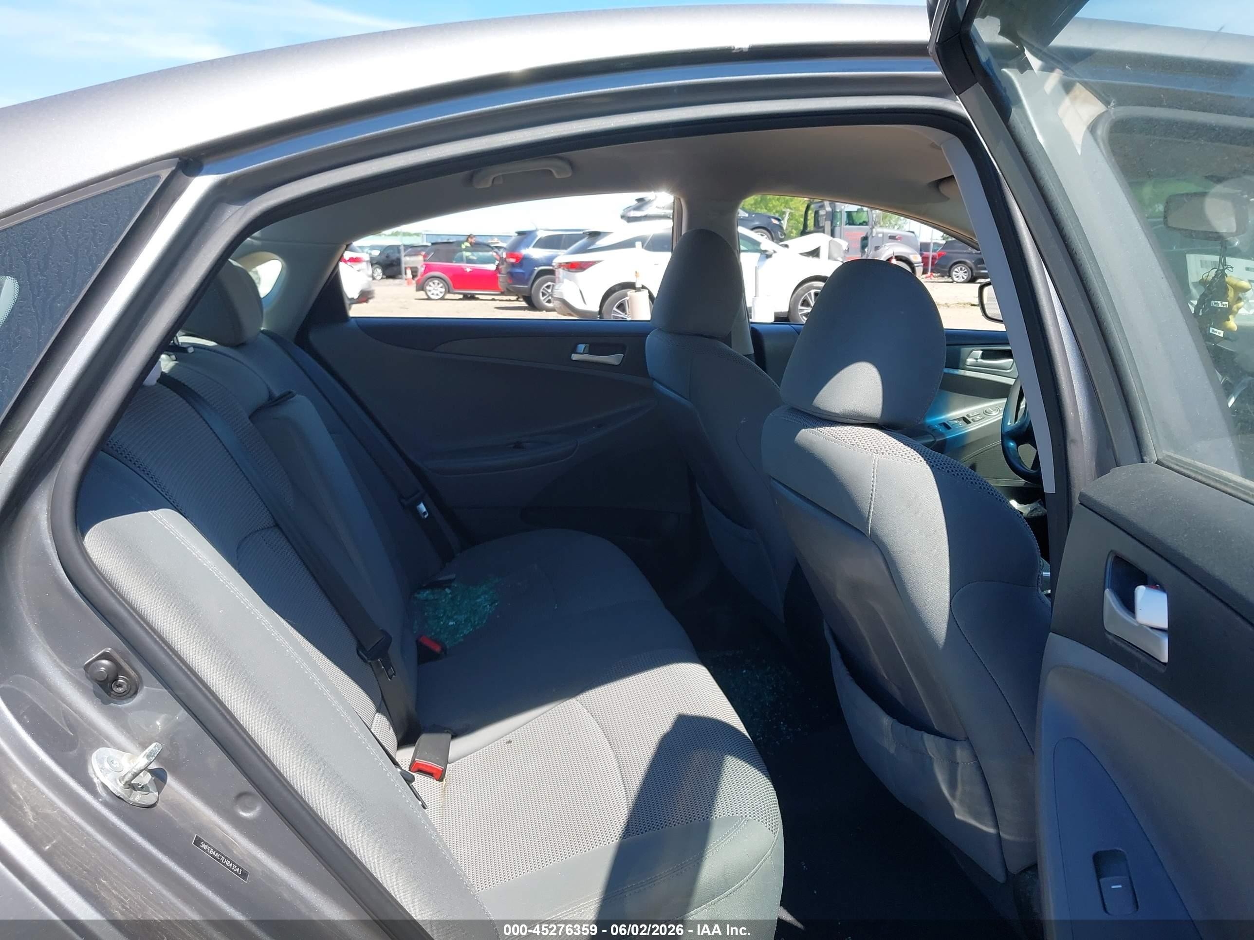 2014 Hyundai Sonata Gls Gray vin: 5NPEB4AC7EH843543