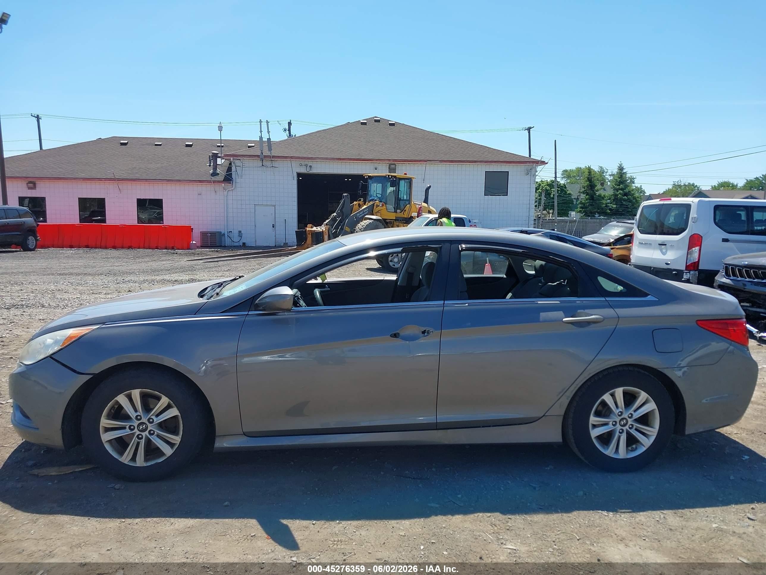 2014 Hyundai Sonata Gls Gray vin: 5NPEB4AC7EH843543