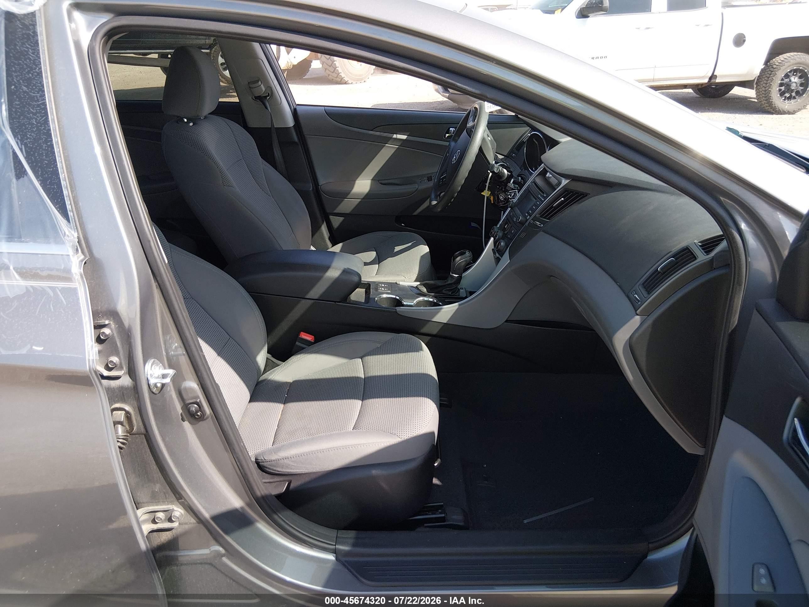 2014 Hyundai Sonata Gls Серый vin: 5NPEB4AC7EH846183
