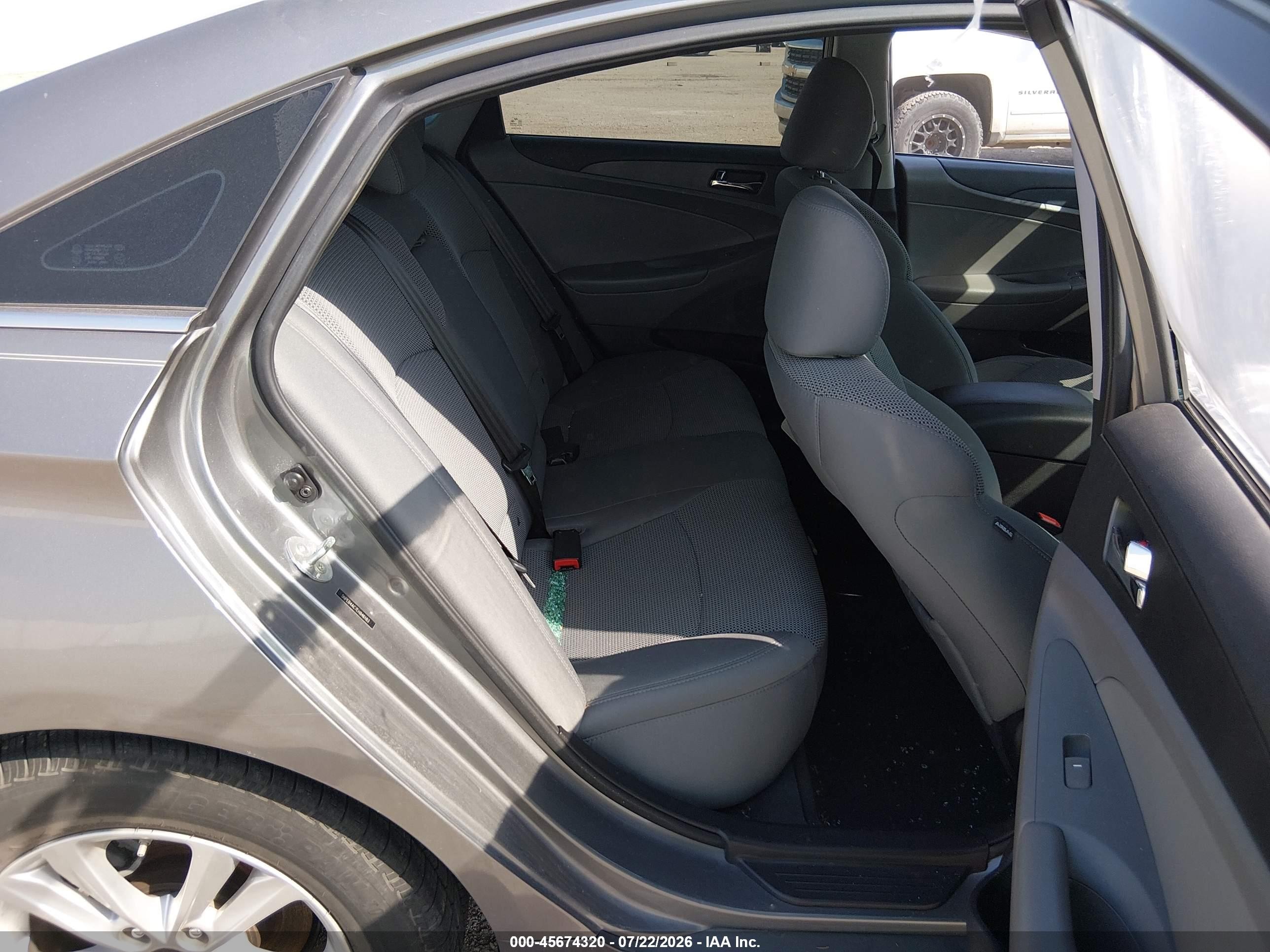 2014 Hyundai Sonata Gls Серый vin: 5NPEB4AC7EH846183