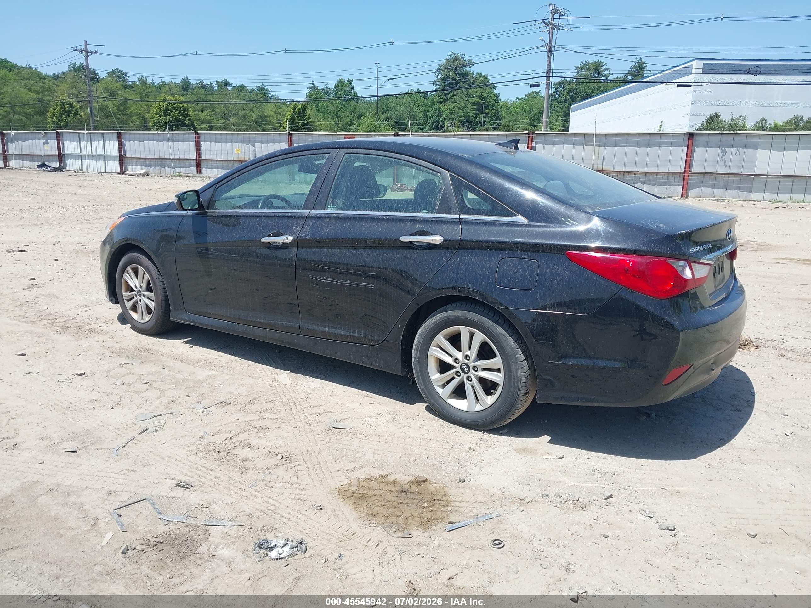 2014 Hyundai Sonata Gls Black vin: 5NPEB4AC7EH847897