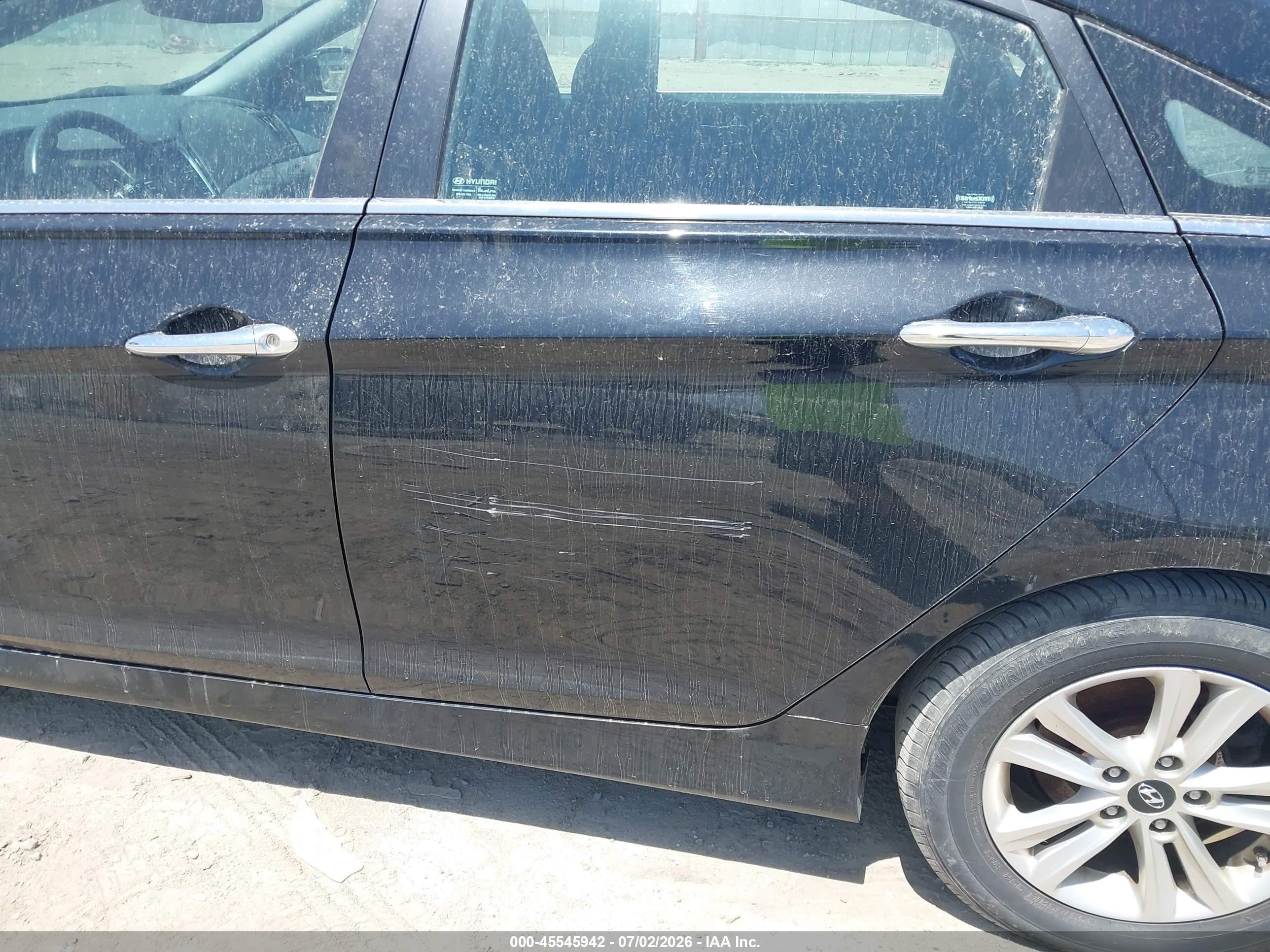 2014 Hyundai Sonata Gls Black vin: 5NPEB4AC7EH847897