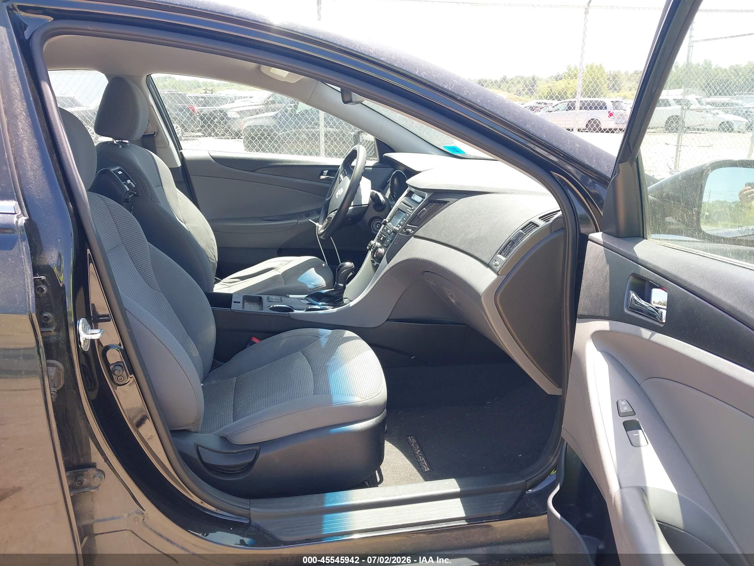 2014 Hyundai Sonata Gls Black vin: 5NPEB4AC7EH847897