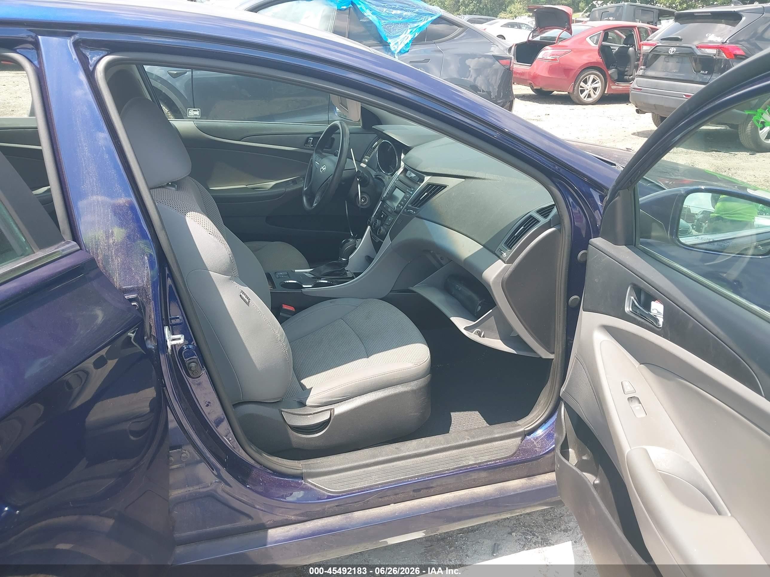2014 Hyundai Sonata Gls Blue vin: 5NPEB4AC7EH852677