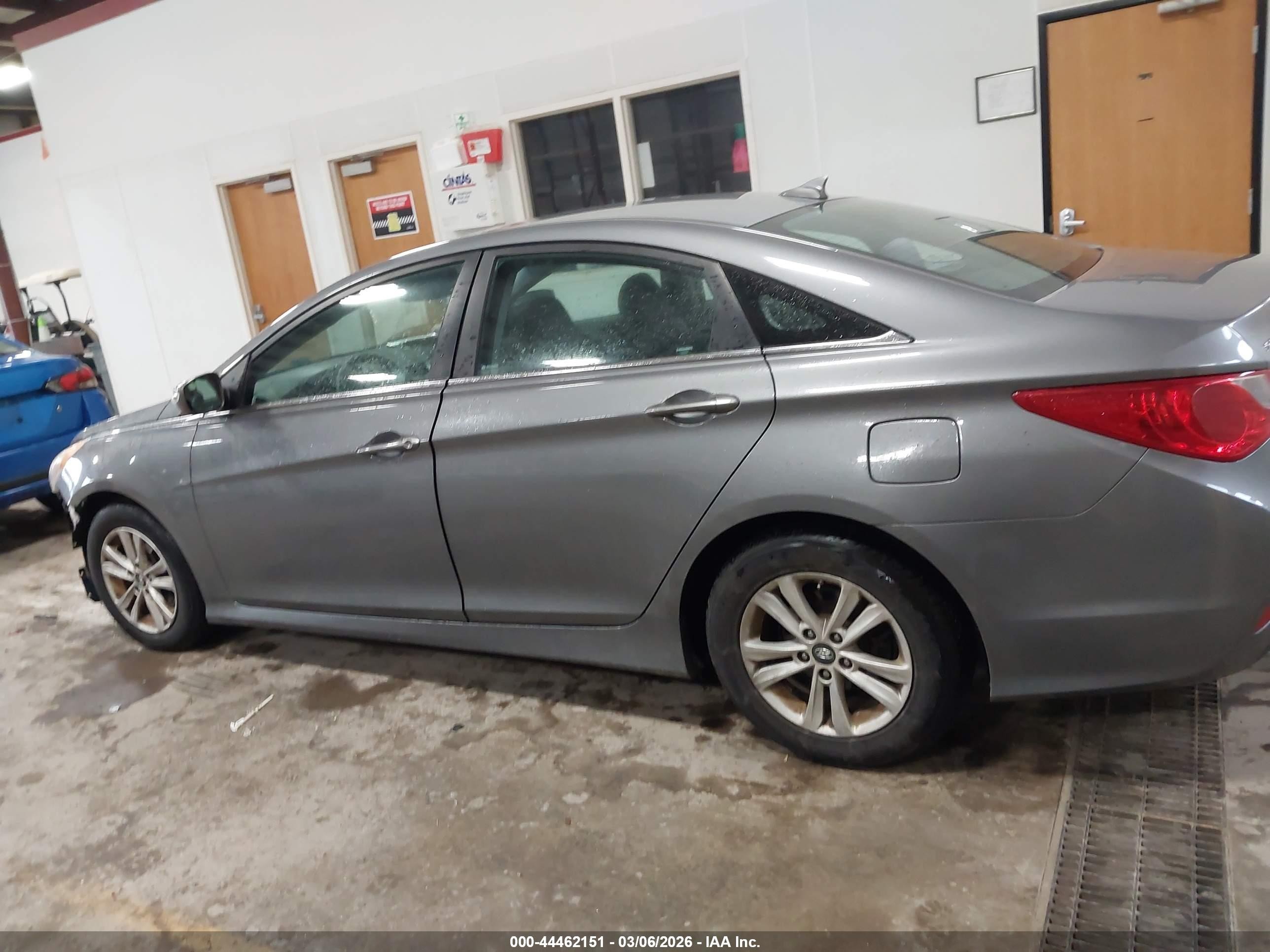 2014 Hyundai Sonata Gls Gray vin: 5NPEB4AC7EH860570