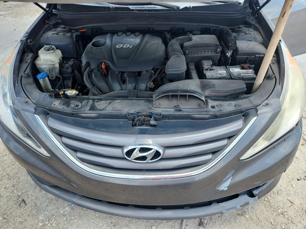 2014 Hyundai Sonata Gls Gray vin: 5NPEB4AC7EH860861