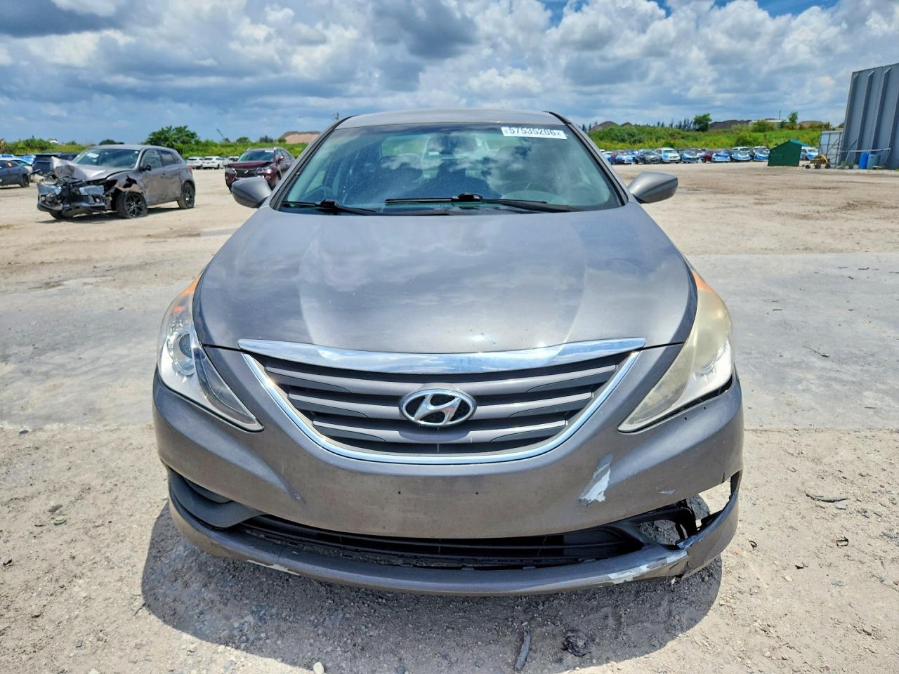 2014 Hyundai Sonata Gls Gray vin: 5NPEB4AC7EH860861