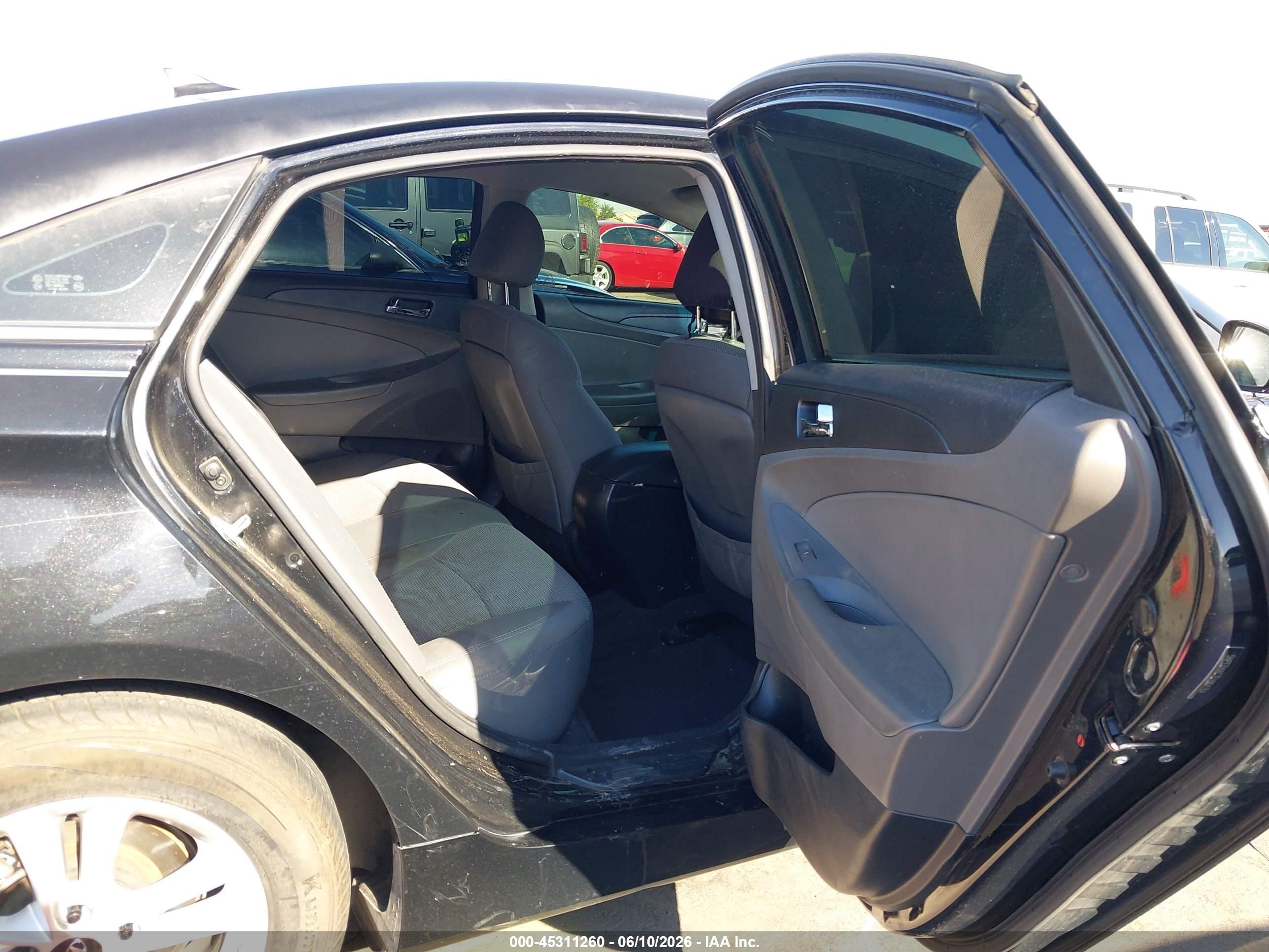 2014 Hyundai Sonata Gls Black vin: 5NPEB4AC7EH864764