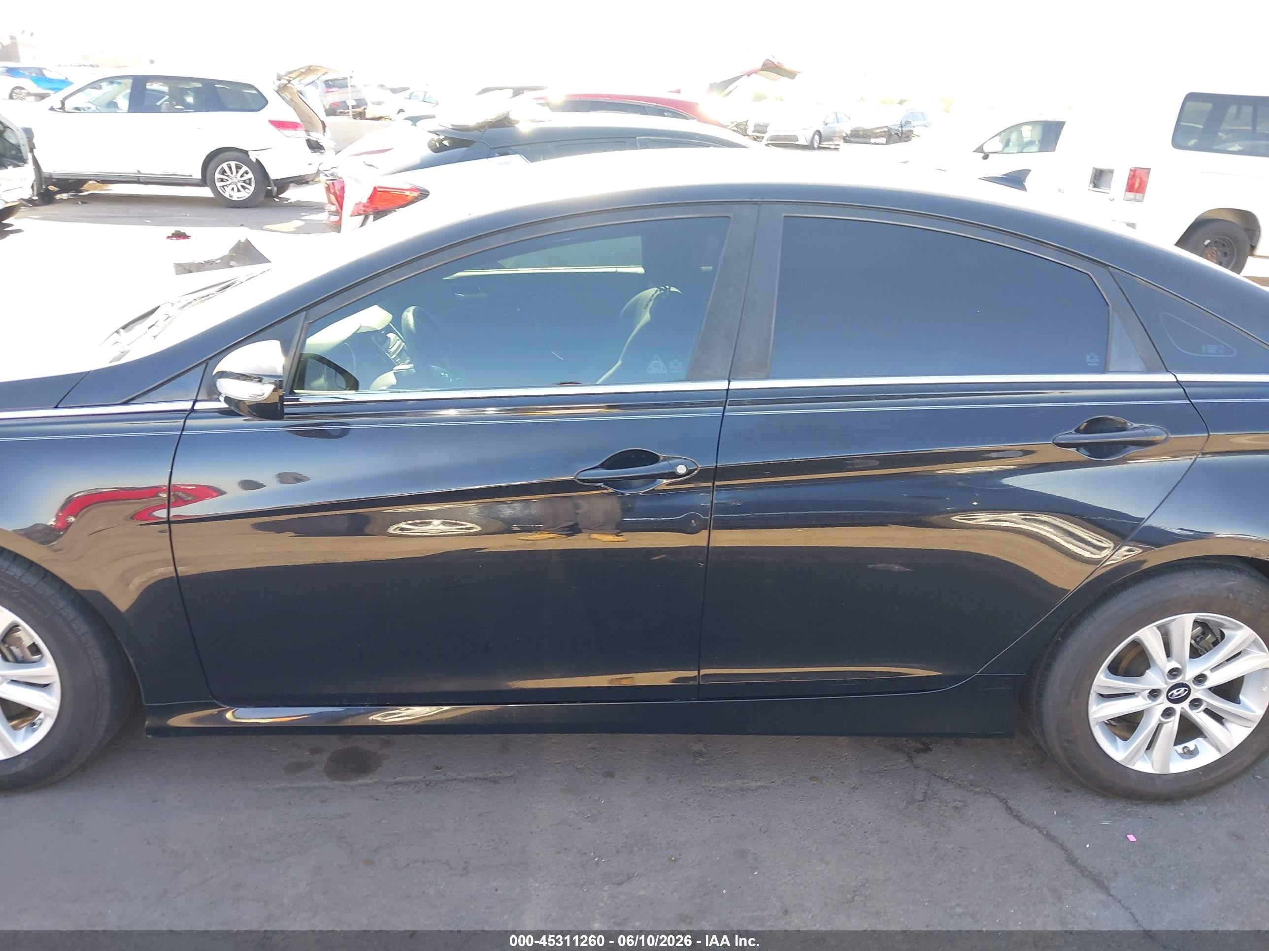 2014 Hyundai Sonata Gls Black vin: 5NPEB4AC7EH864764
