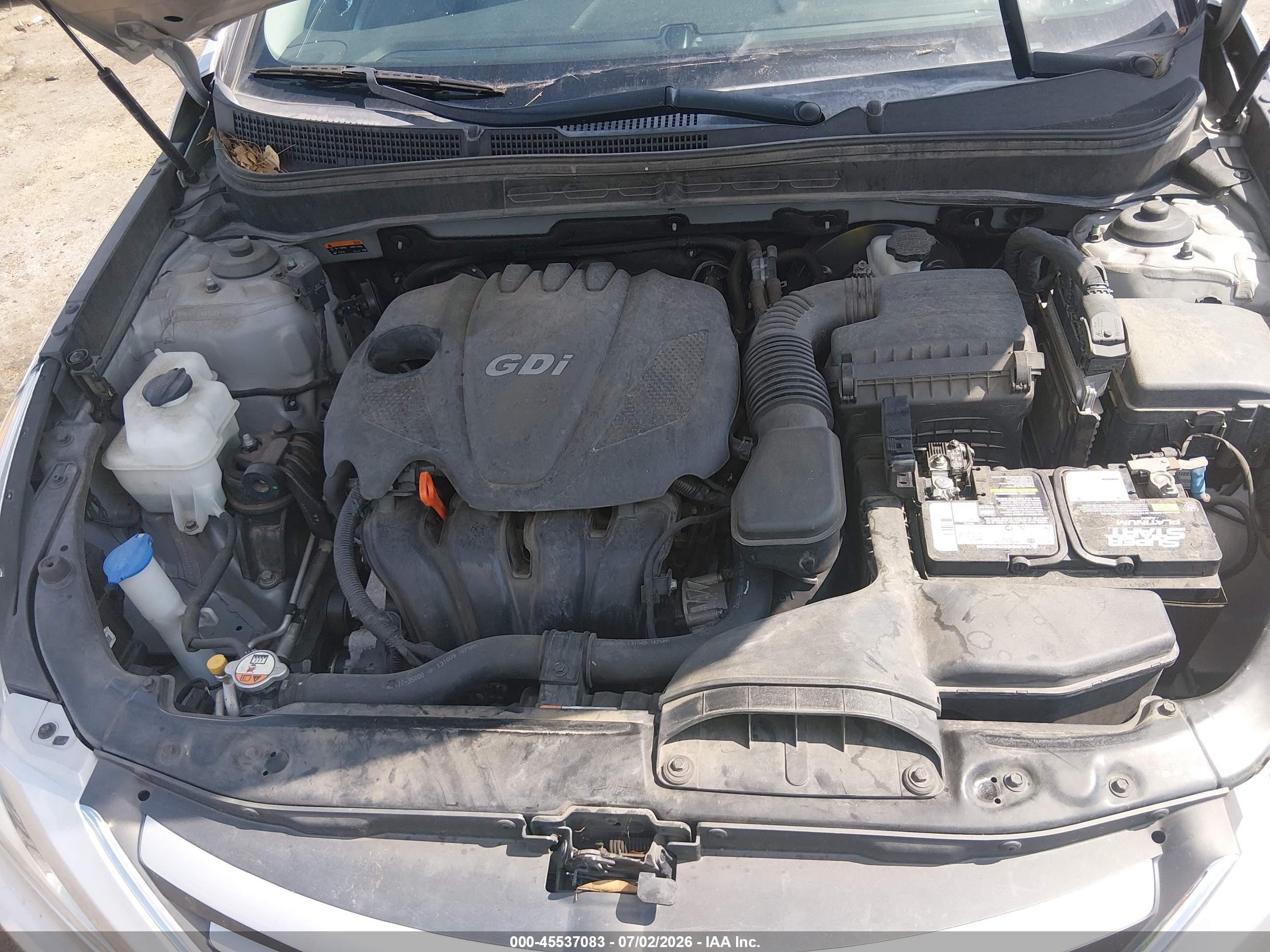 2014 Hyundai Sonata Gls Silver vin: 5NPEB4AC7EH879040