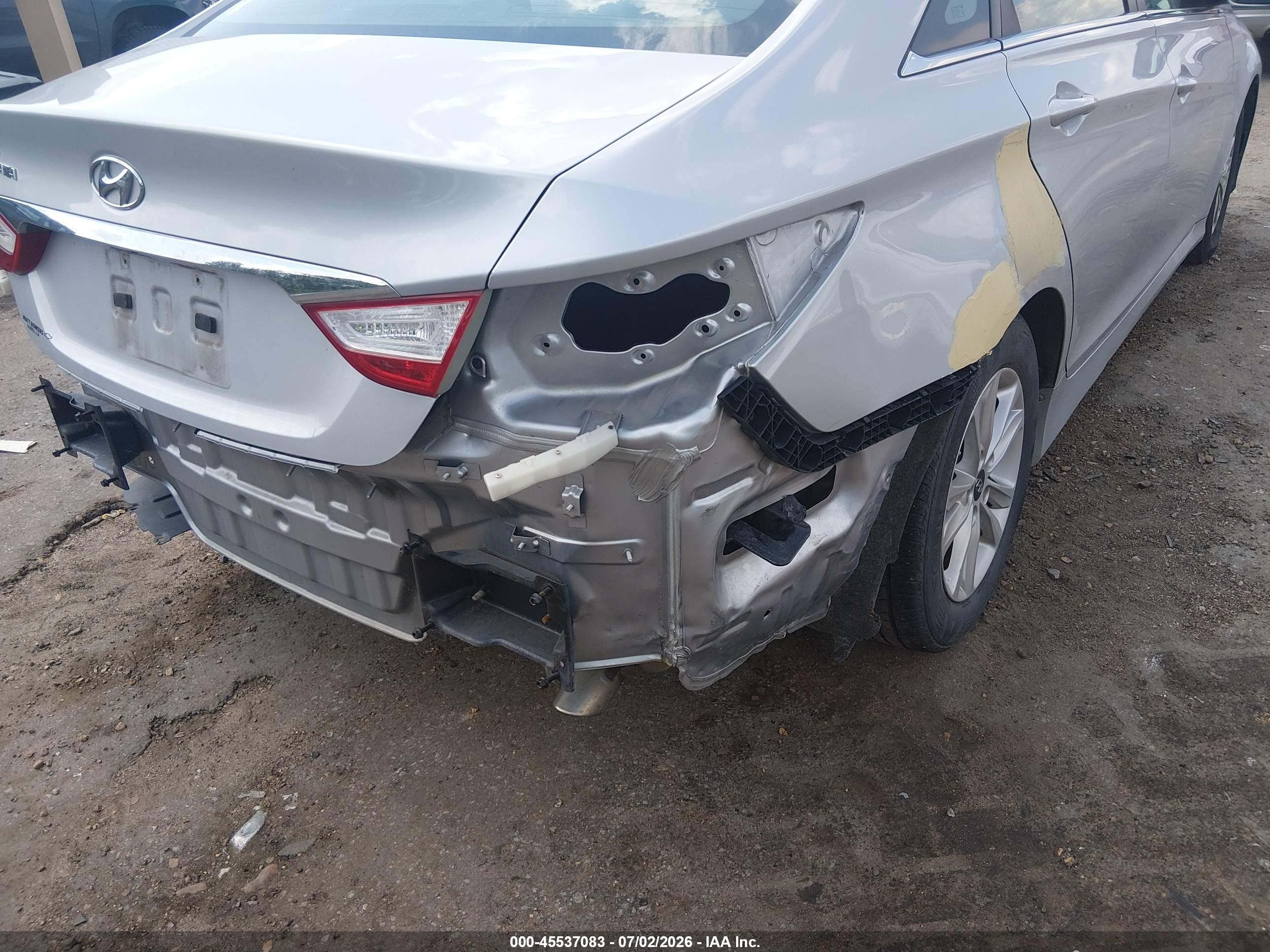 2014 Hyundai Sonata Gls Silver vin: 5NPEB4AC7EH879040